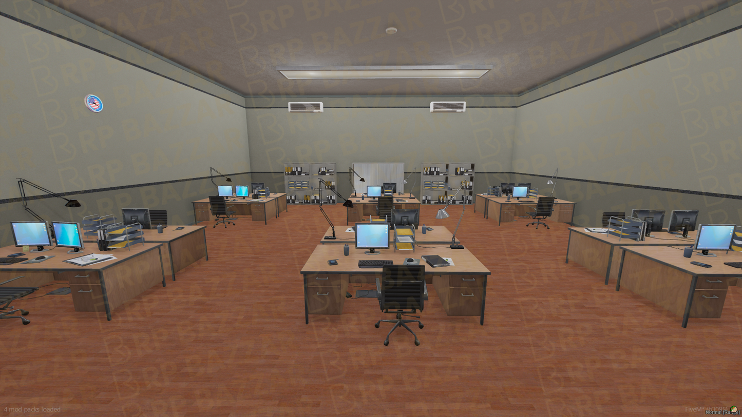 Elite Police Training FiveM MLO — GTA RP Interior — ESX QB QBOX — RPBazzar