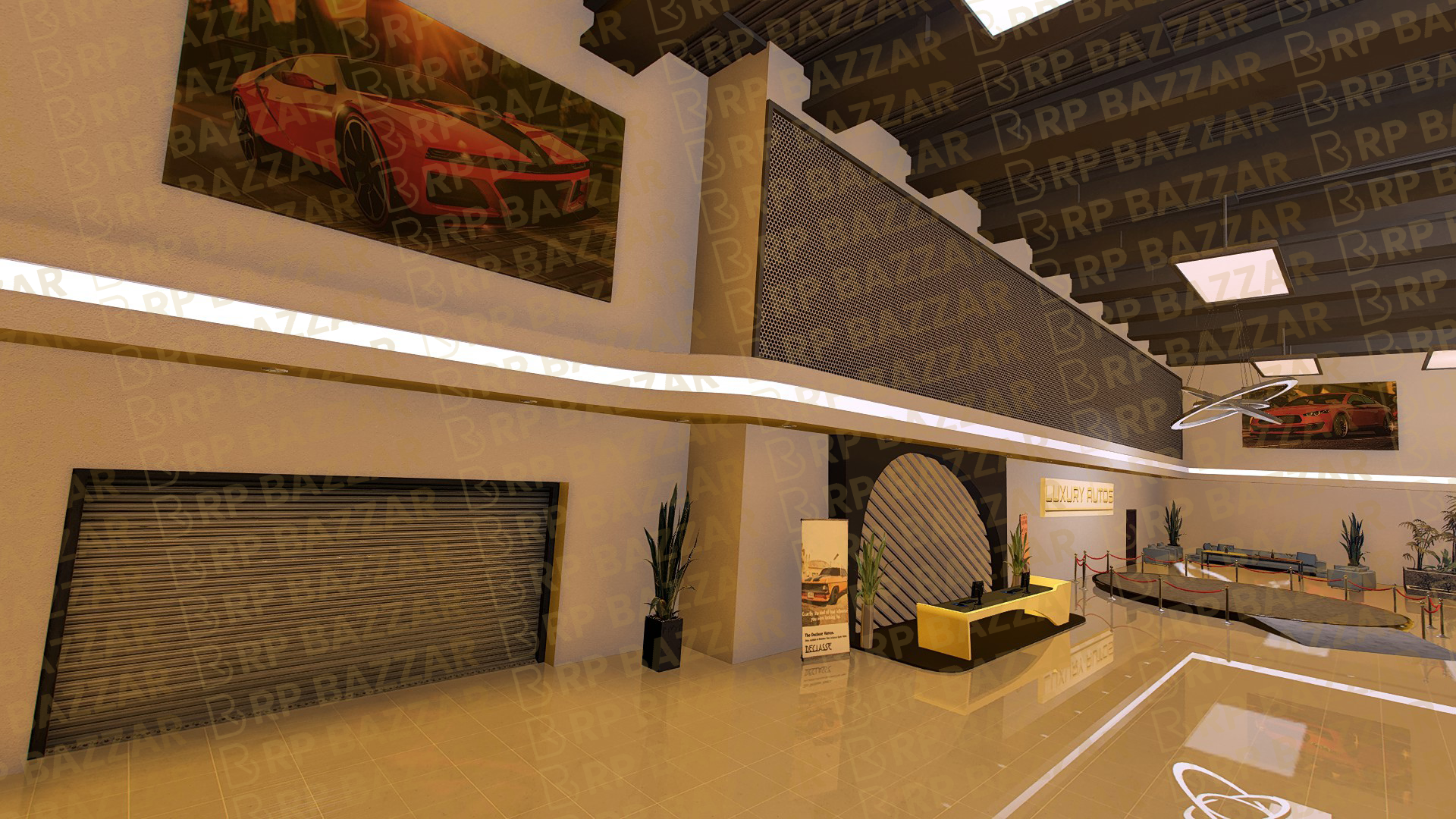 Urban Vehicle Shop FiveM MLO — GTA RP Interior — ESX QB QBOX — RPBazzar