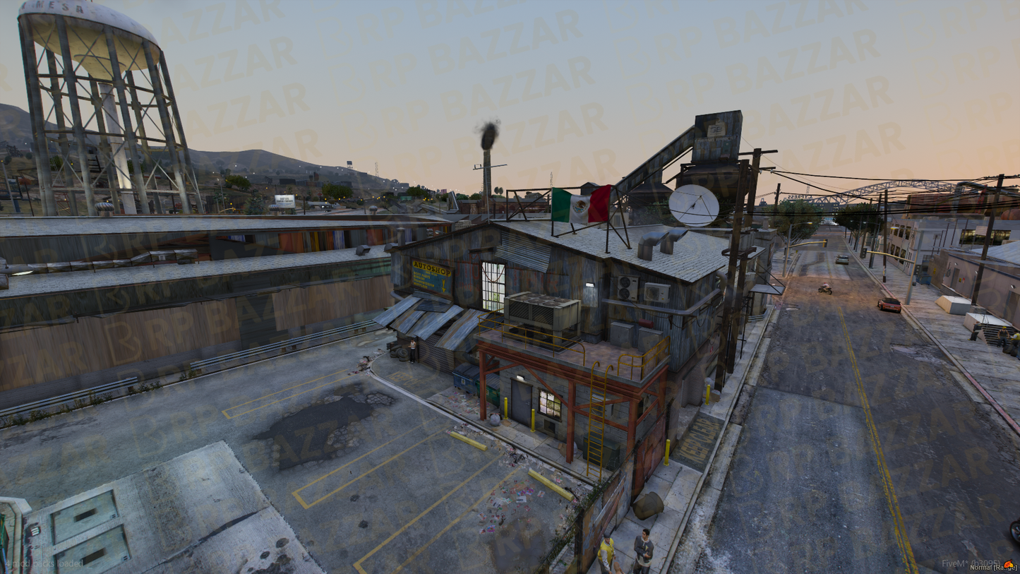 Classic Repair Station FiveM MLO — GTA RP Interior — ESX QB QBOX — RPBazzar