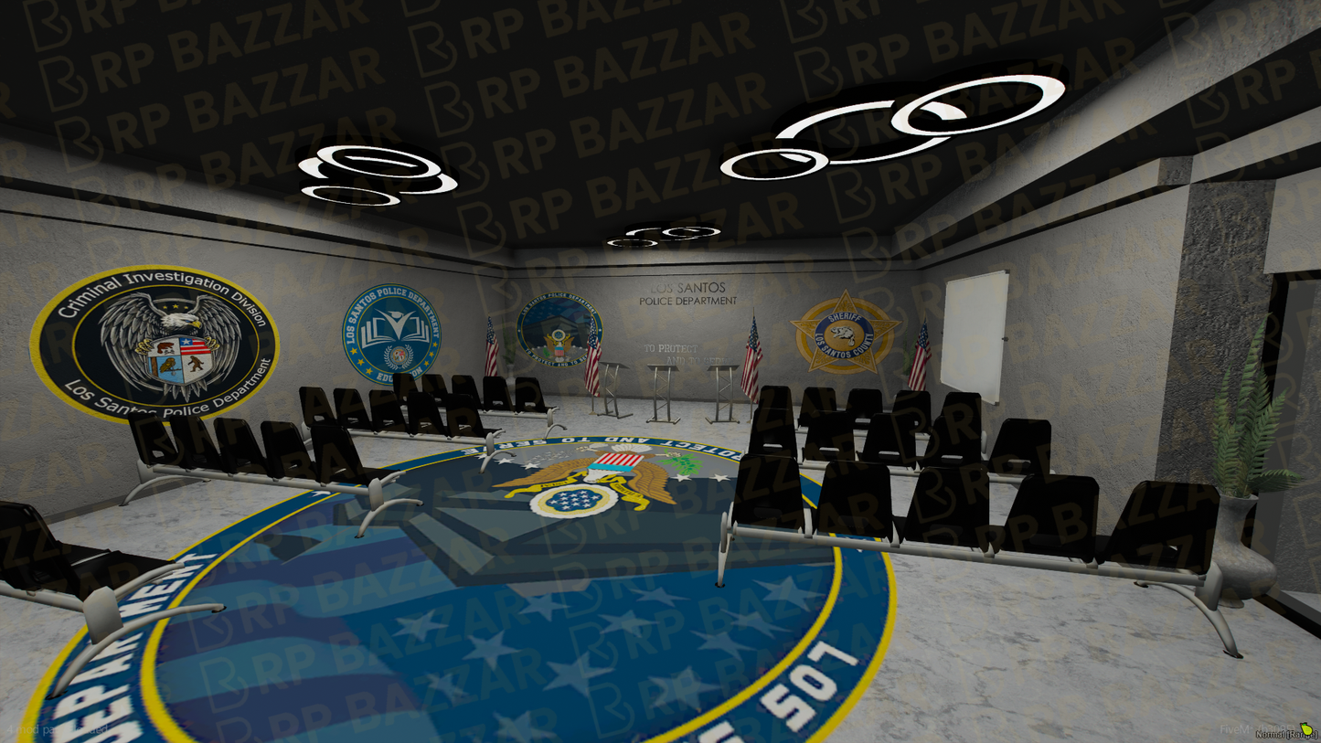 Riot Police Station FiveM MLO — GTA RP Interior — ESX QB QBOX — RPBazzar
