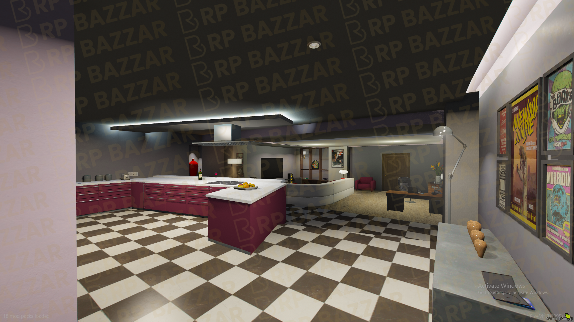 Colonial House FiveM MLO — GTA RP Interior — ESX QB QBOX — RPBazzar