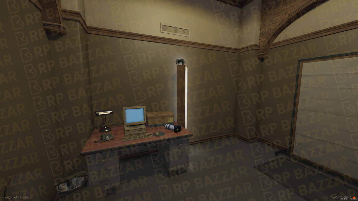 County Police Station FiveM MLO — GTA RP Interior — ESX QB QBOX — RPBazzar