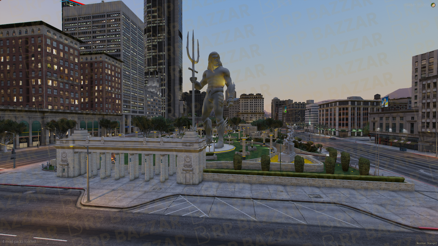 Bustling Legion Square FiveM MLO — GTA RP Interior — ESX QB QBOX — RPBazzar