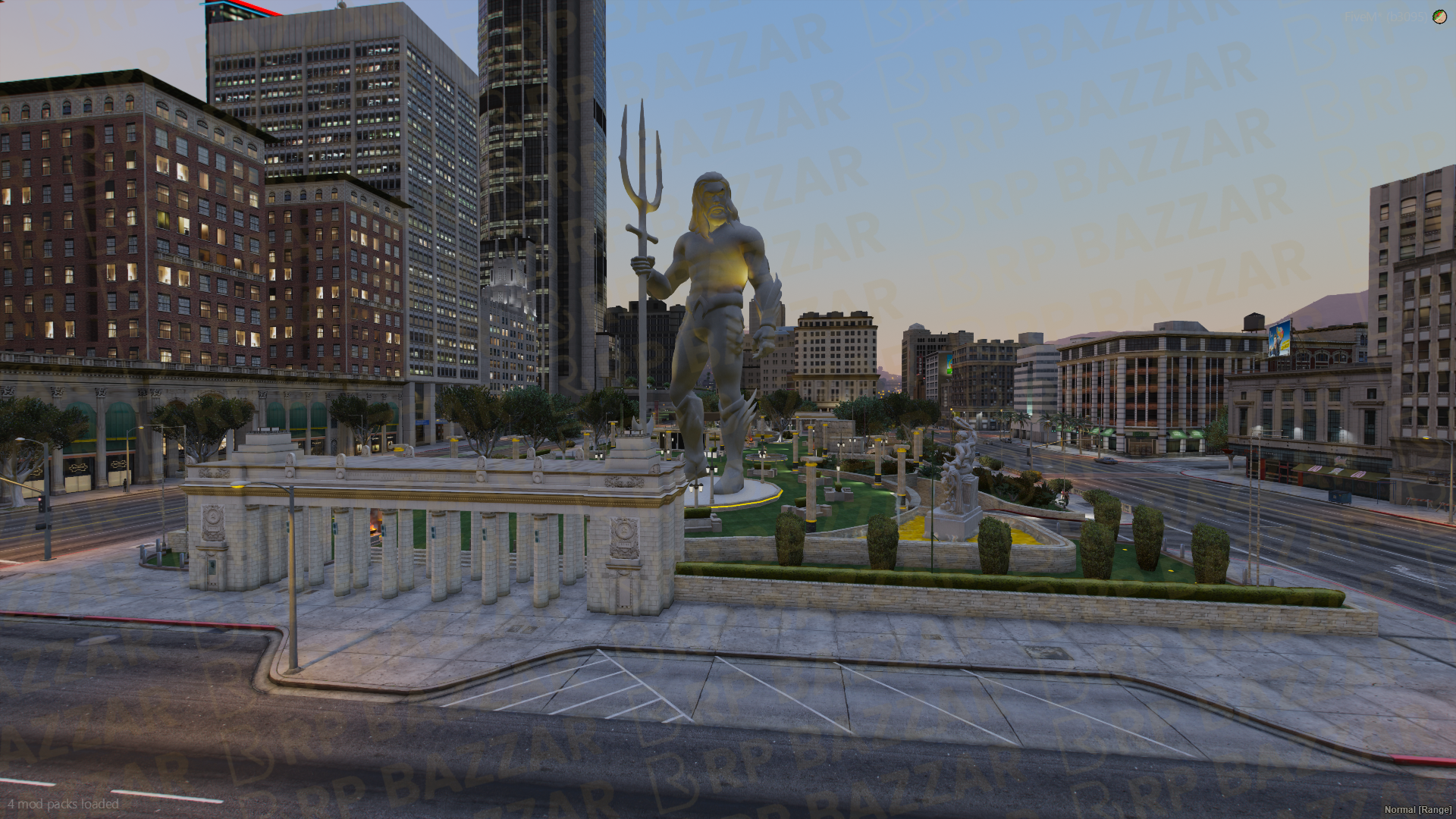 Bustling Legion Square FiveM MLO — GTA RP Interior — ESX QB QBOX — RPBazzar
