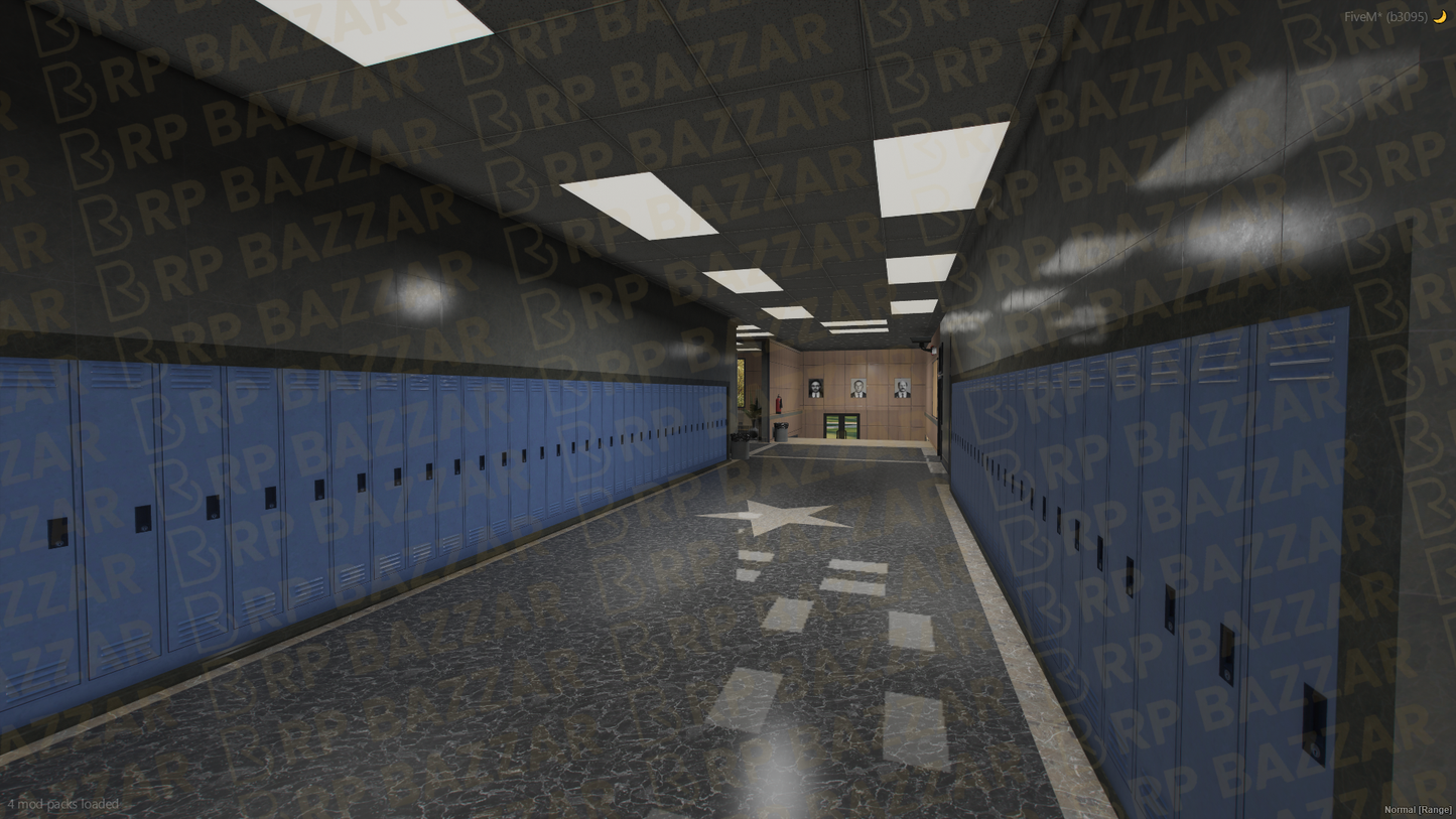 Classic School & University FiveM MLO — GTA RP Interior — ESX QB QBOX — RPBazzar