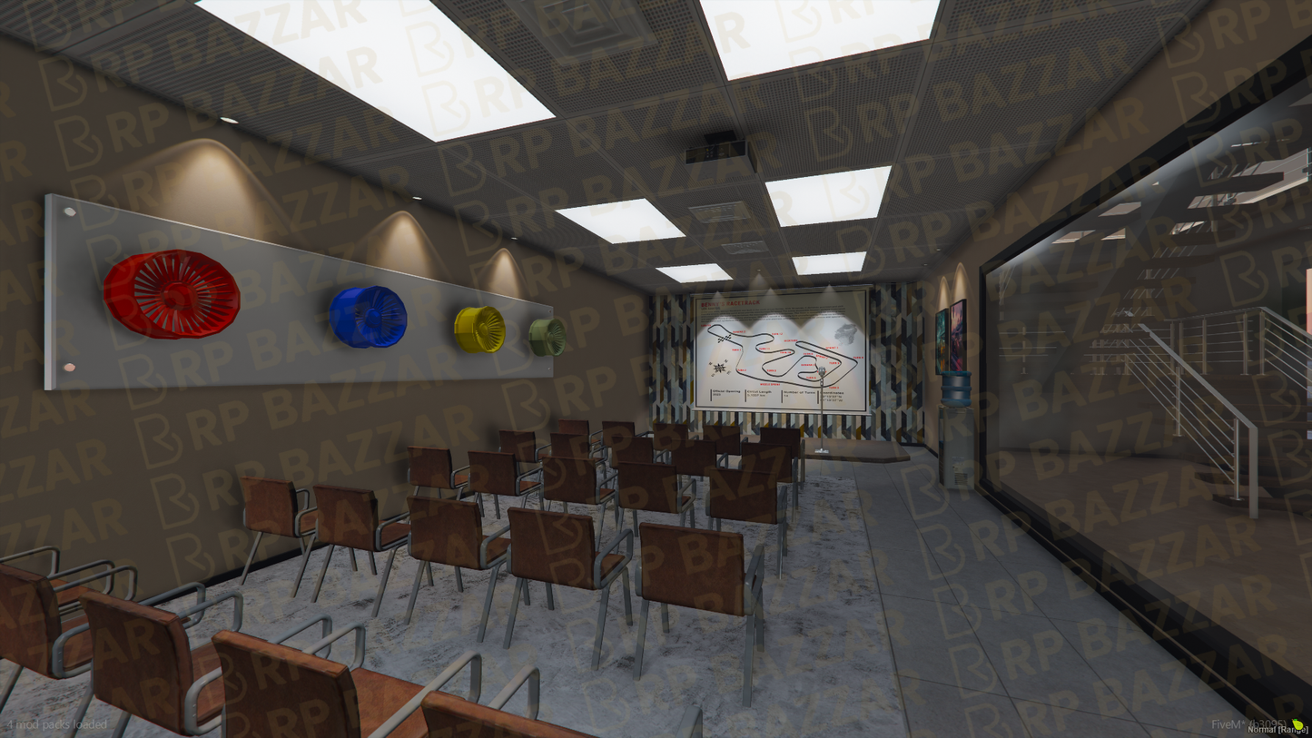 Pro Race Track FiveM MLO — GTA RP Interior — ESX QB QBOX — RPBazzar