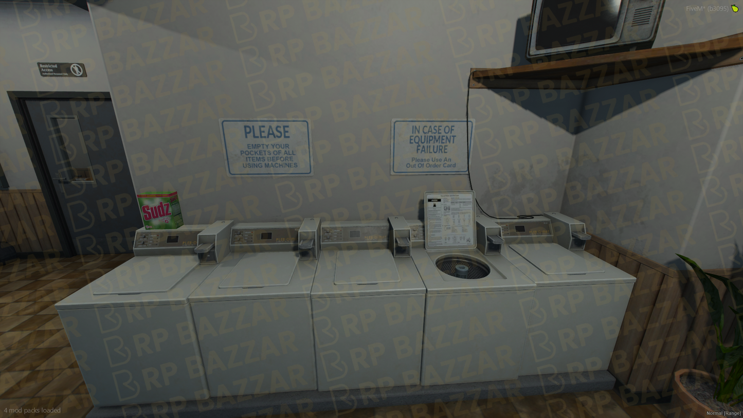 Corner Laundry Place FiveM MLO — GTA RP Interior — ESX QB QBOX — RPBazzar