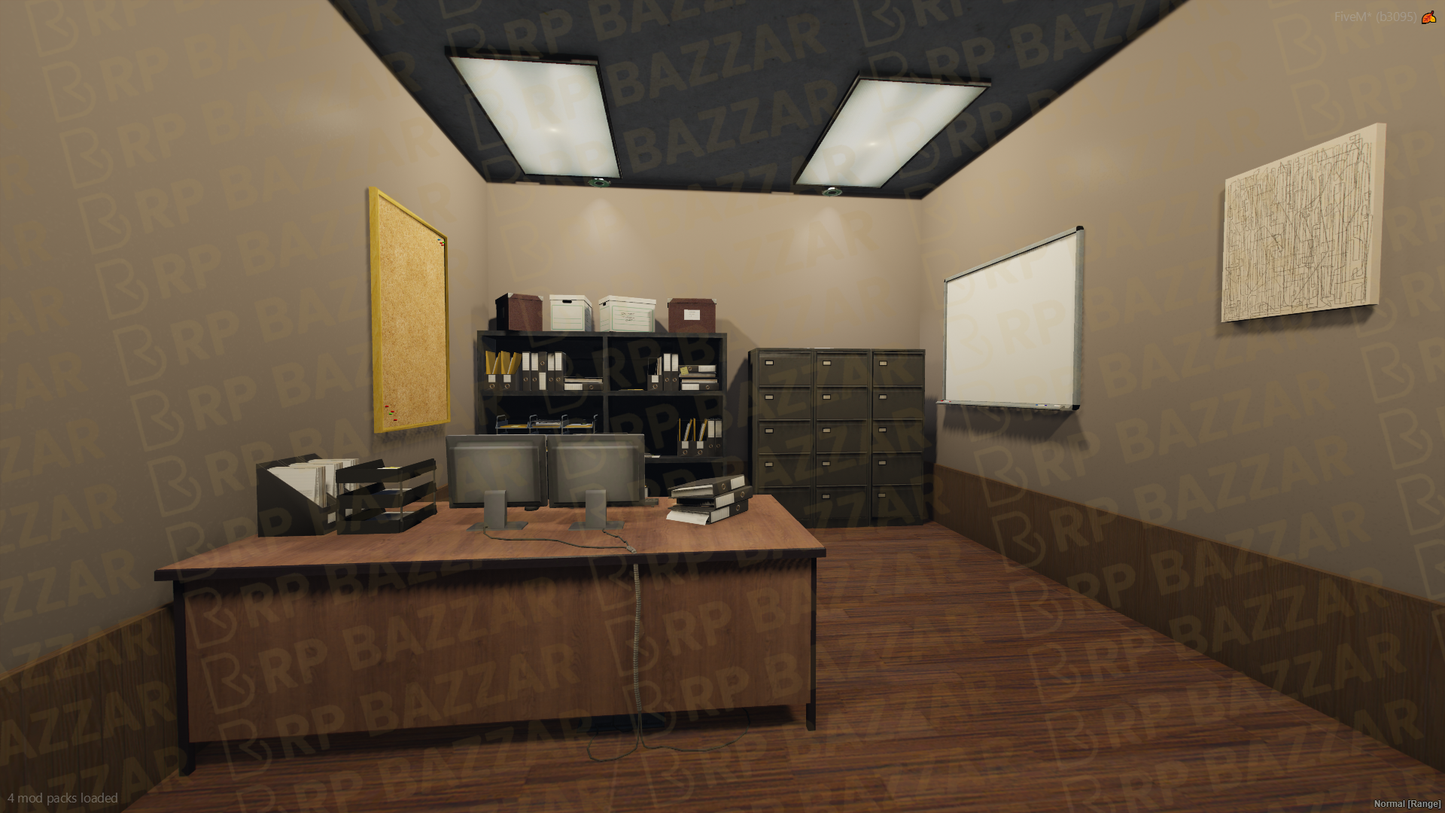 Central Police Station FiveM MLO — GTA RP Interior — ESX QB QBOX — RPBazzar