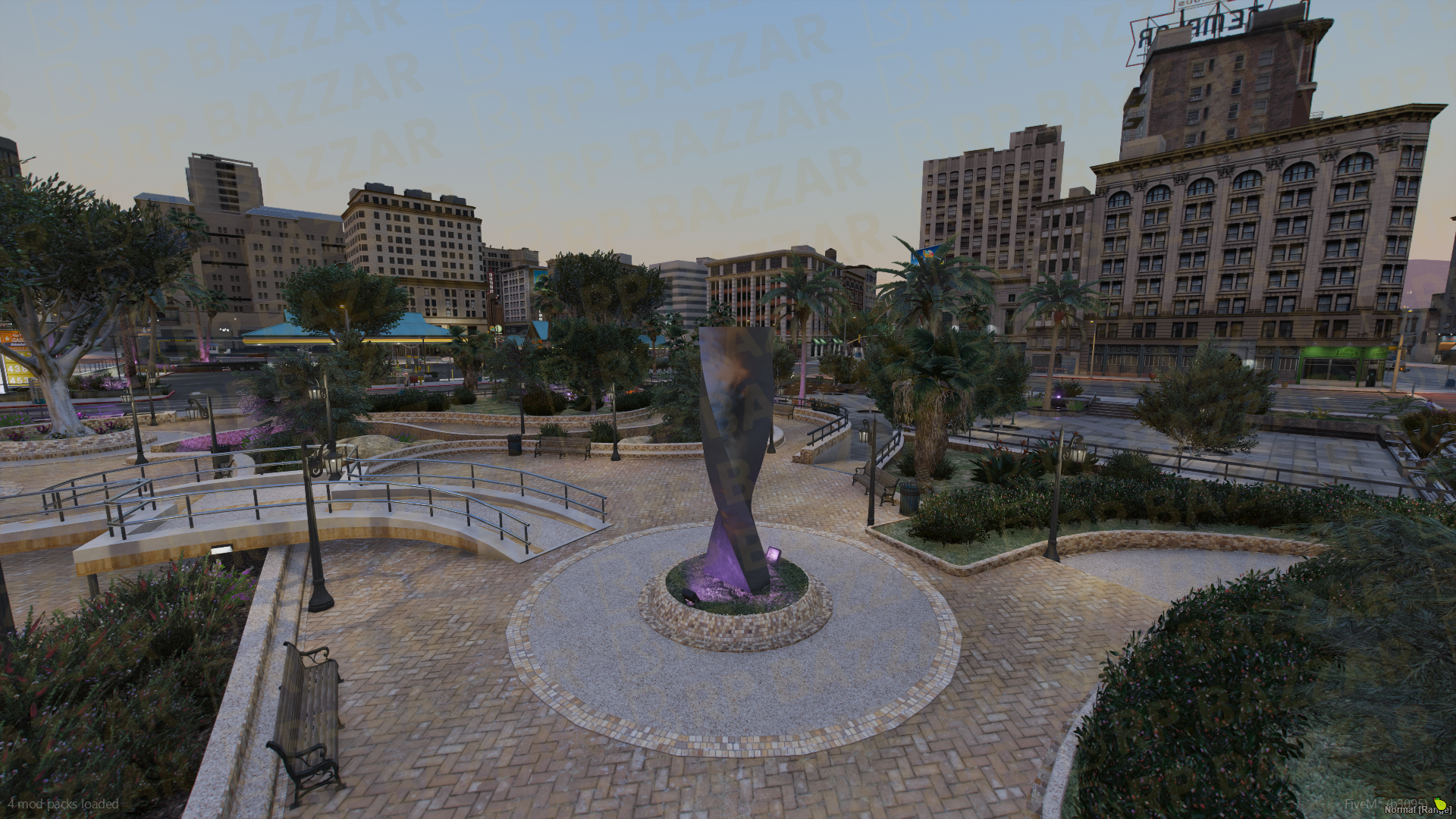 Vibrant Legion Square FiveM MLO — GTA RP Interior — ESX QB QBOX — RPBazzar