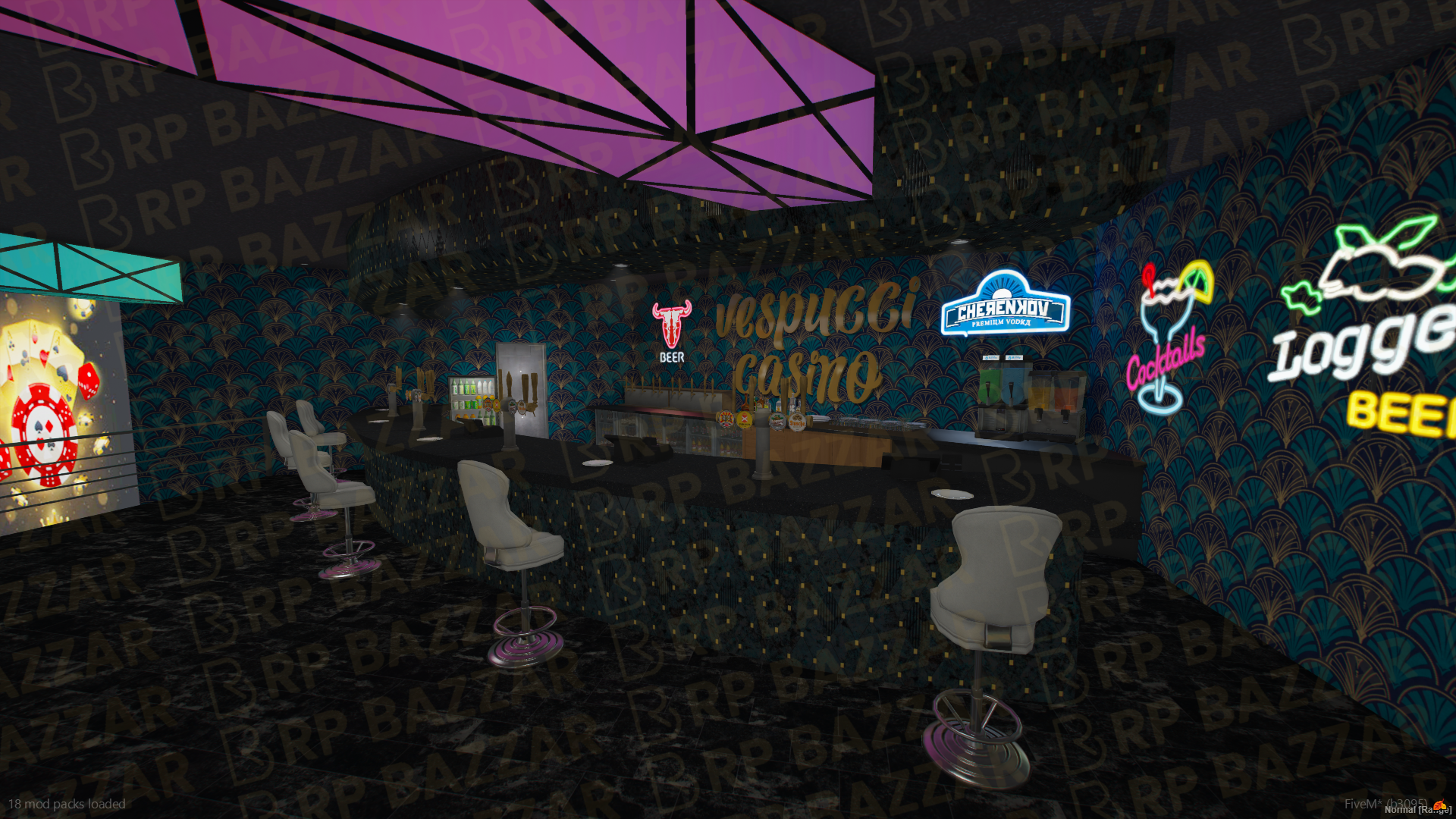 Golden Casino FiveM MLO — GTA RP Interior — ESX QB QBOX — RPBazzar