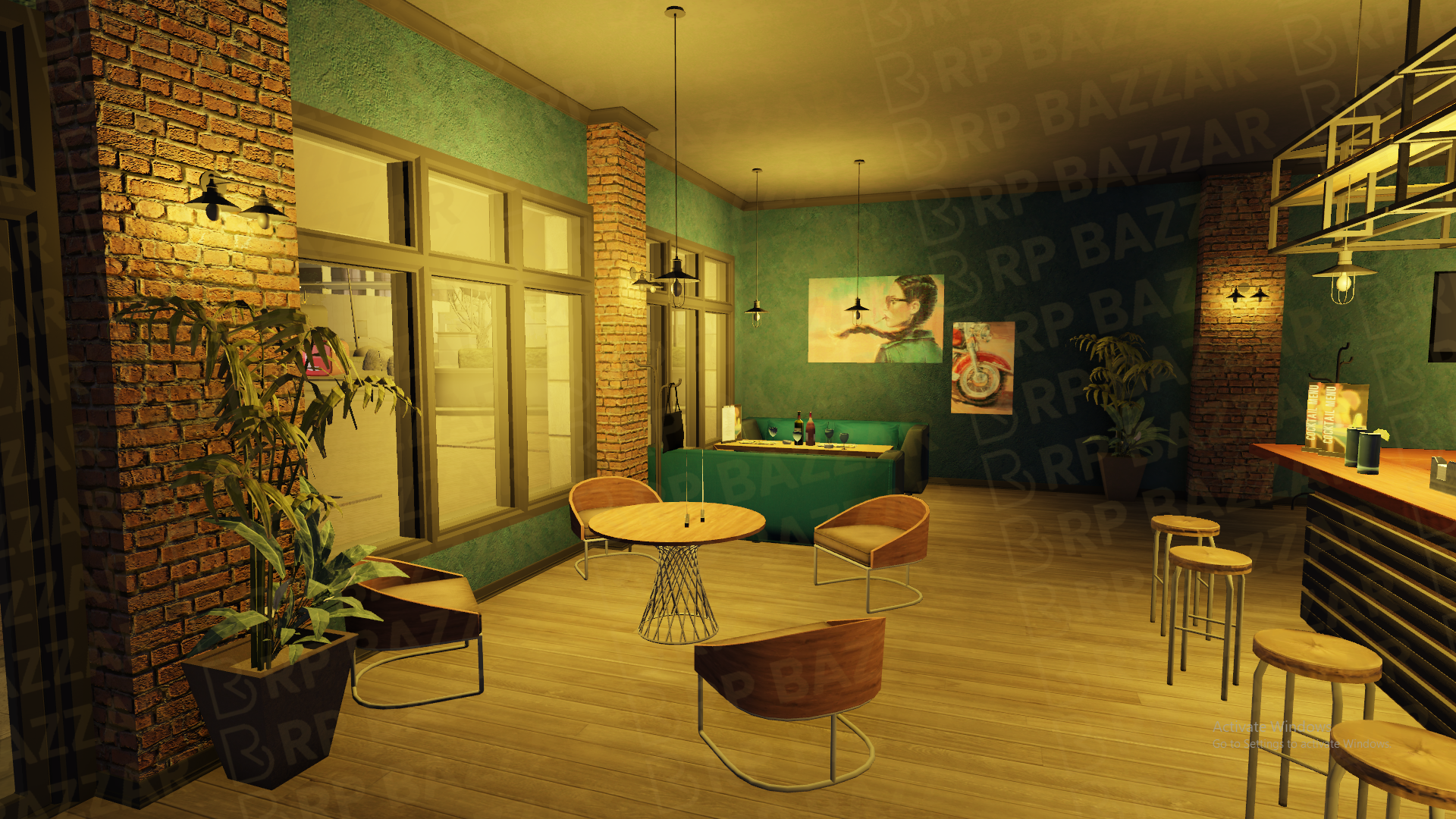 Trendy Pizza Place FiveM MLO — GTA RP Interior — ESX QB QBOX — RPBazzar