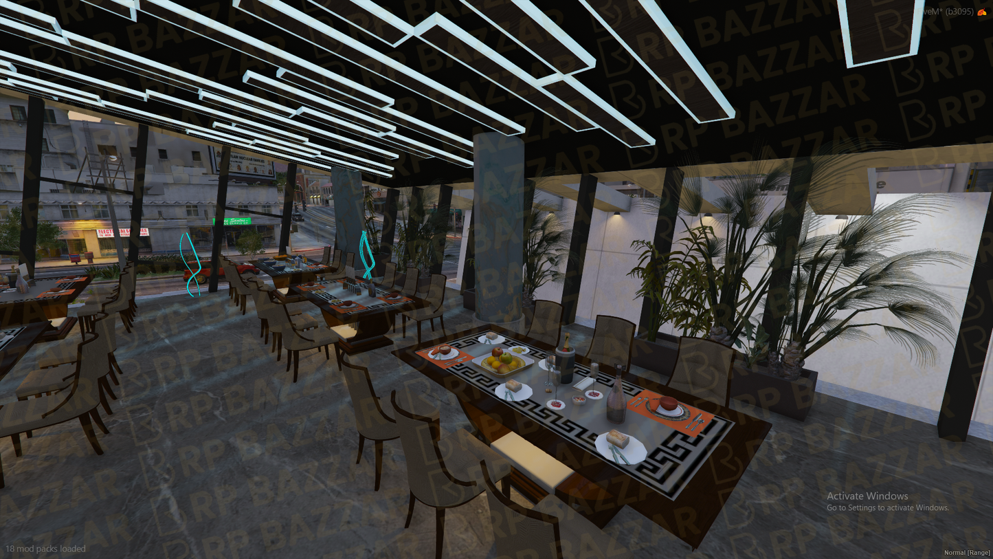 Premium Food Court FiveM MLO — GTA RP Interior — ESX QB QBOX — RPBazzar