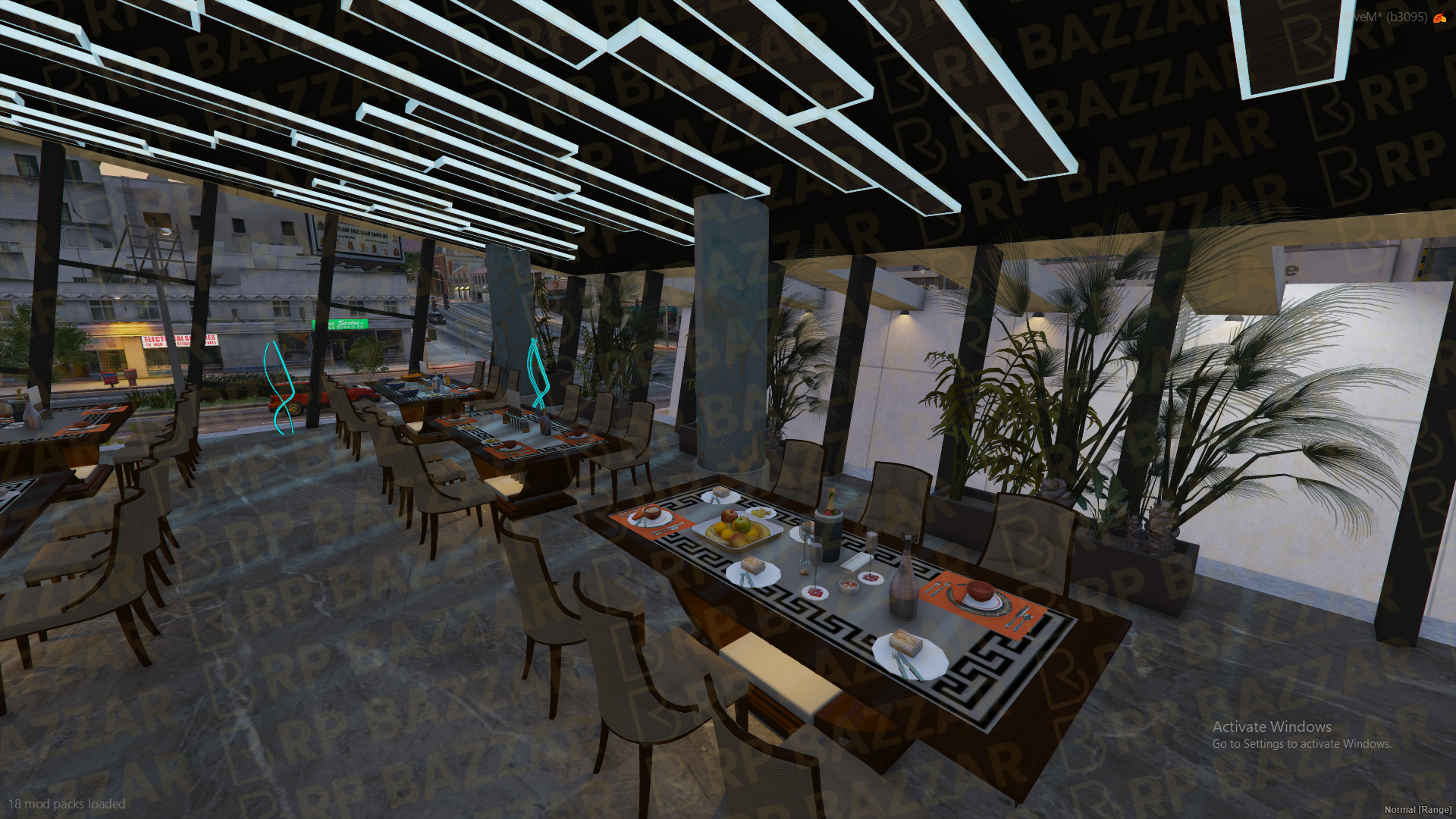 Premium Food Court FiveM MLO — GTA RP Interior — ESX QB QBOX — RPBazzar