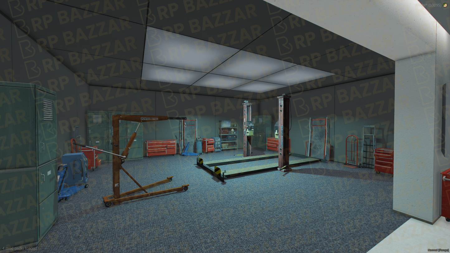 Industrial Repair Station FiveM MLO — GTA RP Interior — ESX QB QBOX — RPBazzar