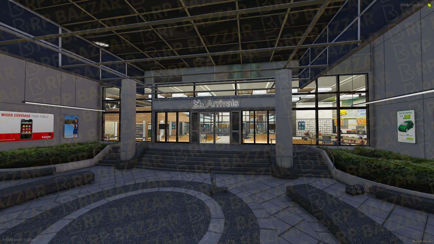 Domestic Airport FiveM MLO — GTA RP Interior — ESX QB QBOX — RPBazzar
