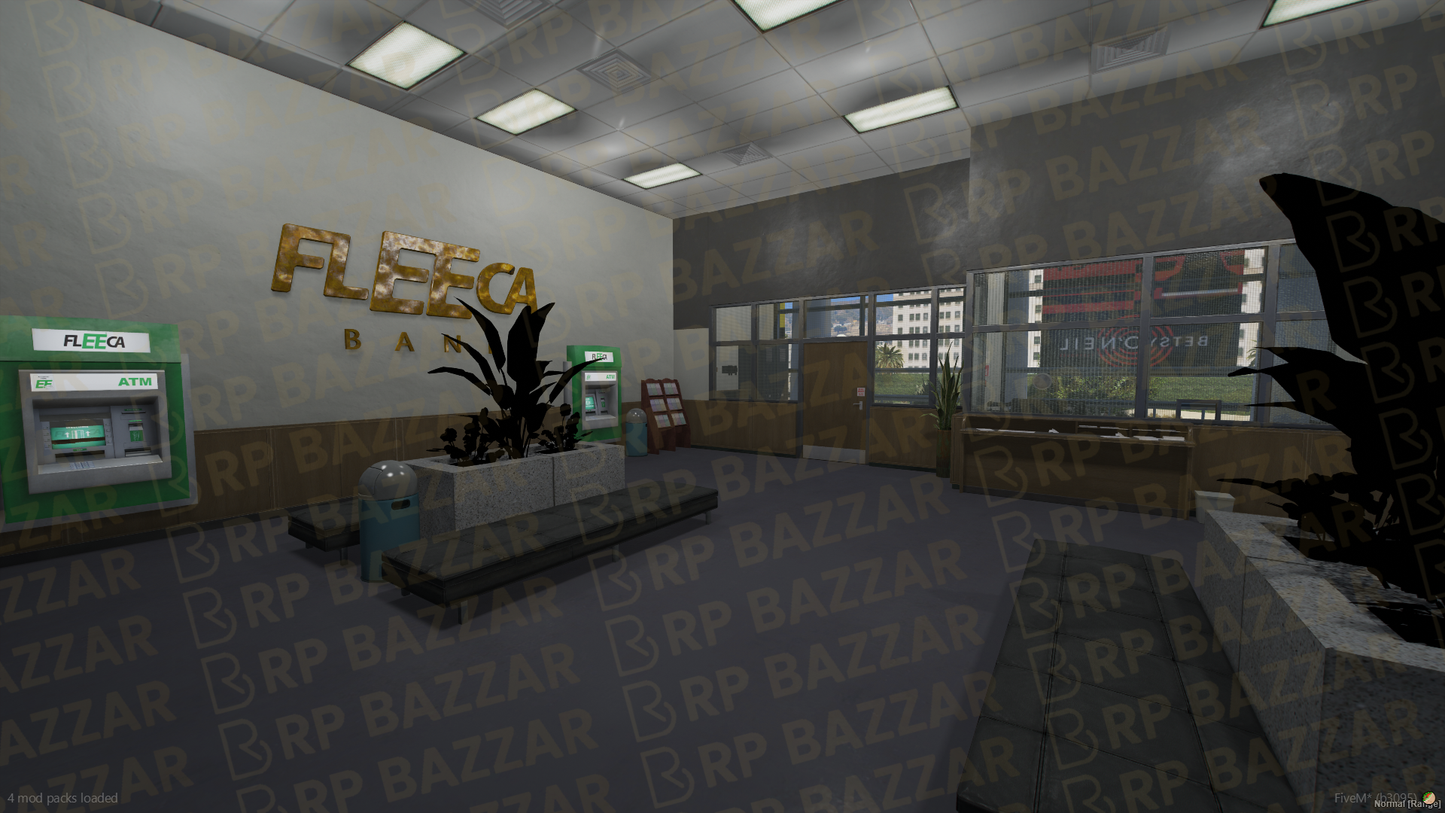 Modern Shopping Mall FiveM MLO — GTA RP Interior — ESX QB QBOX — RPBazzar