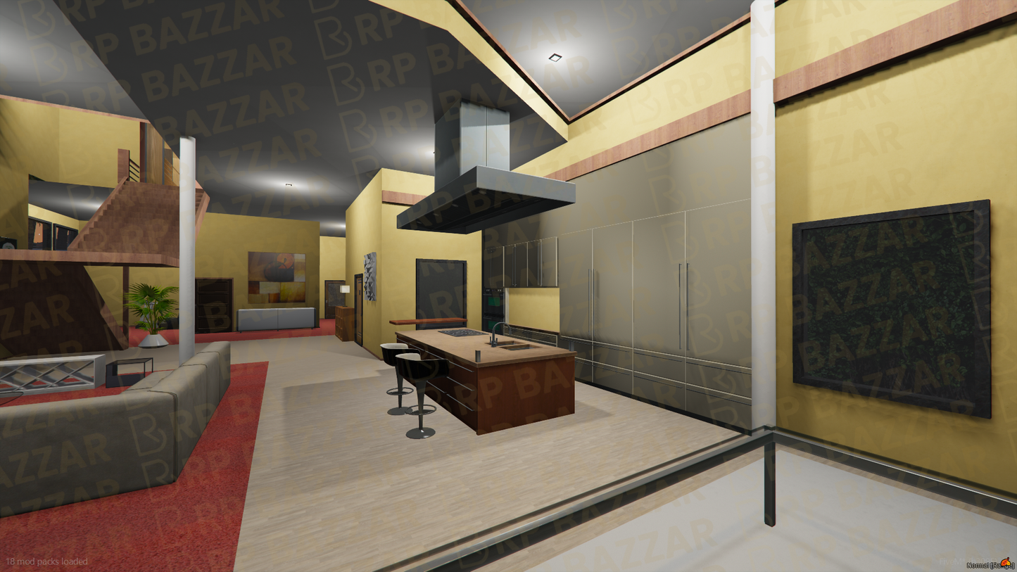 Secret House FiveM MLO — GTA RP Interior — ESX QB QBOX — RPBazzar