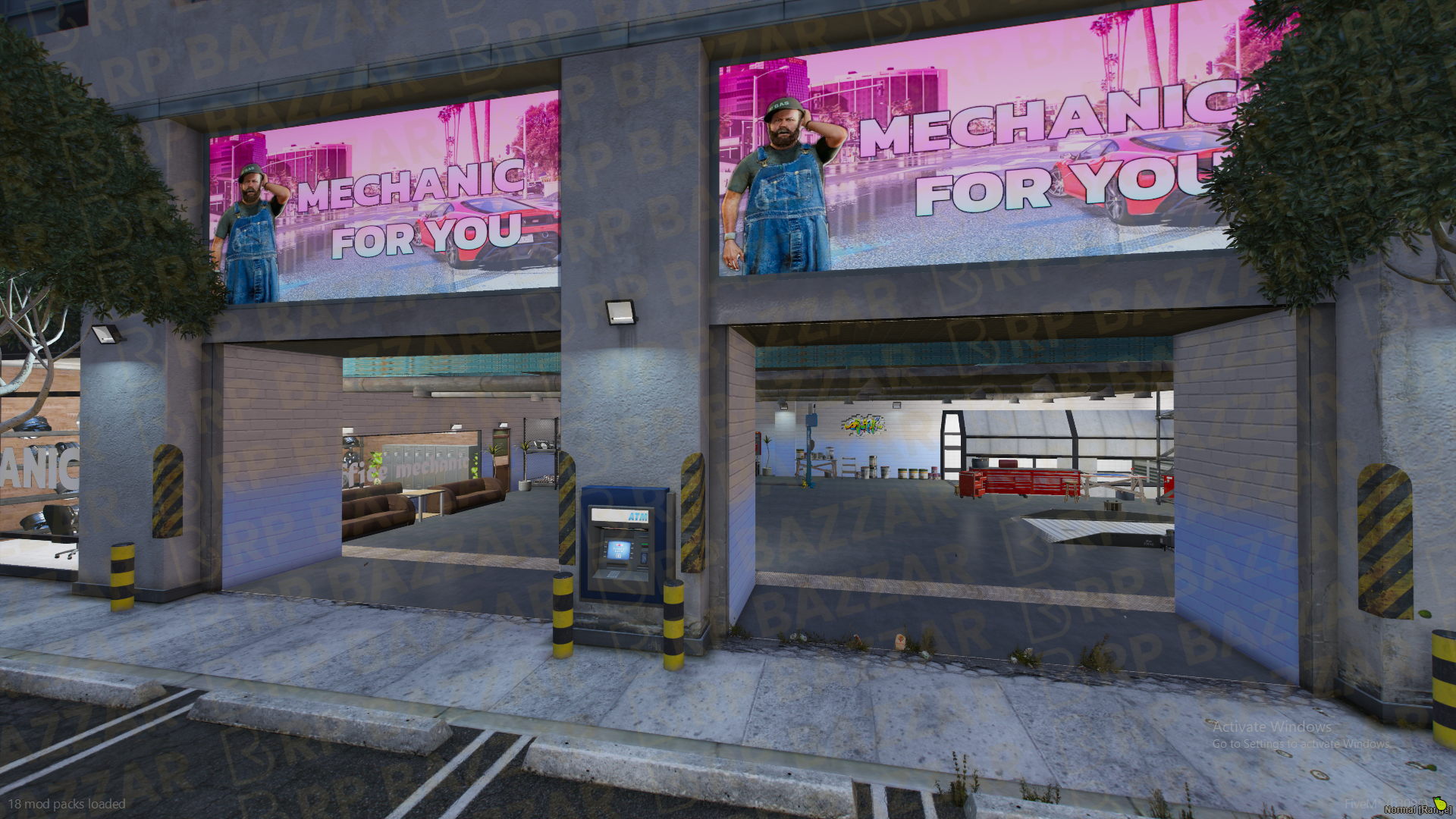 Biker Mechanic Shop FiveM MLO — GTA RP Interior — ESX QB QBOX — RPBazzar
