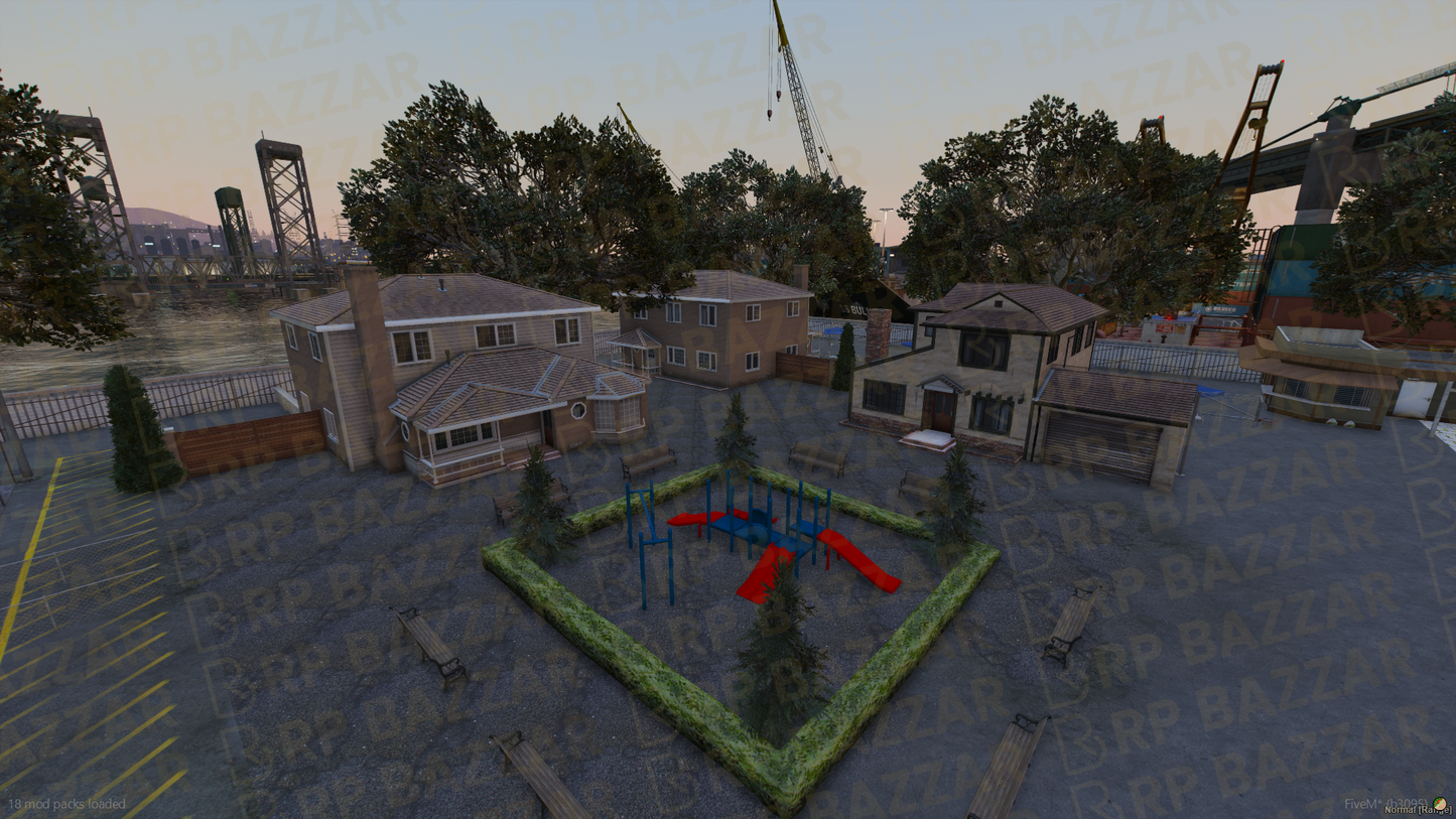 Underground Gang Exterior FiveM MLO — GTA RP Interior — ESX QB QBOX — RPBazzar