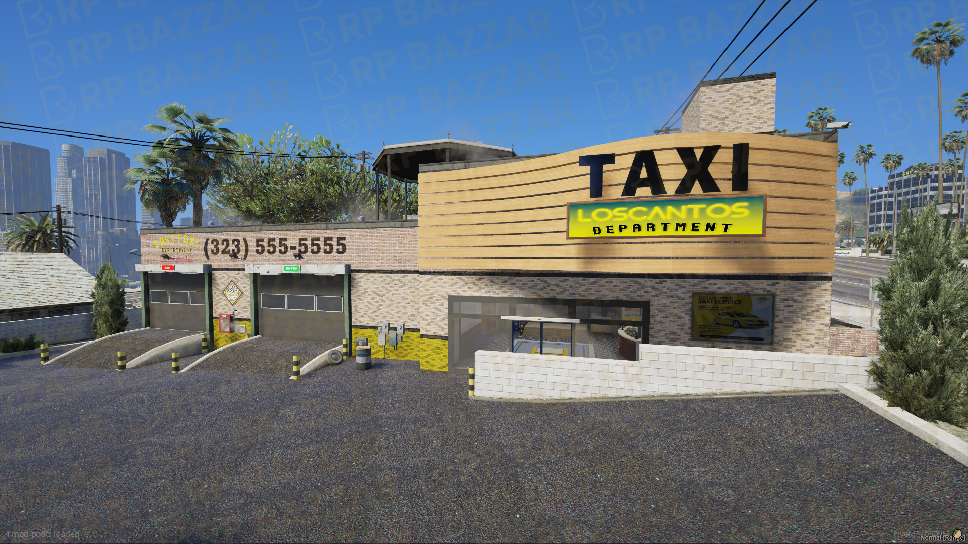 011.Taxi Depot FiveM MLO — rpbazzar