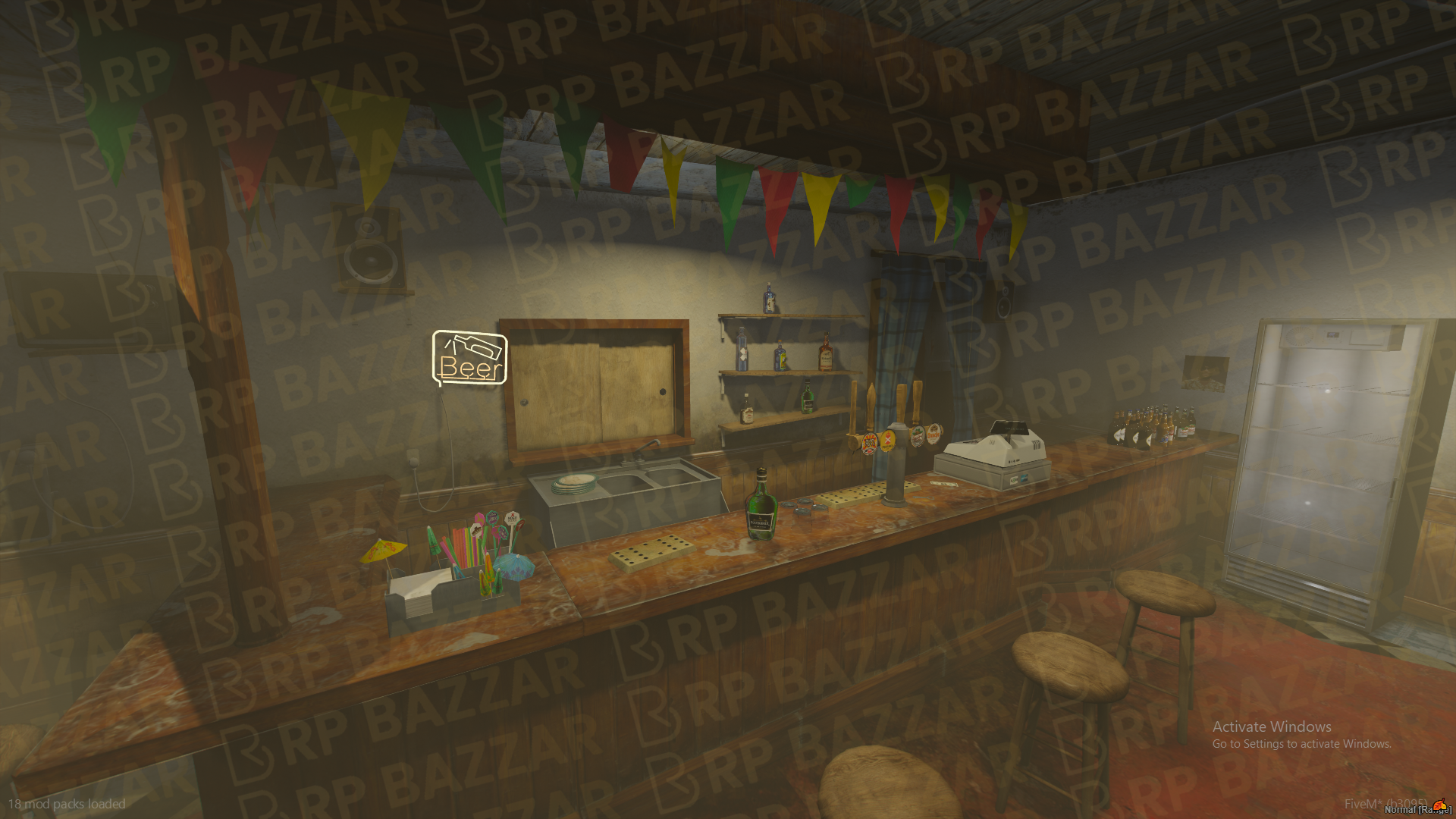 Neon Bar FiveM MLO — GTA RP Interior — ESX QB QBOX — RPBazzar