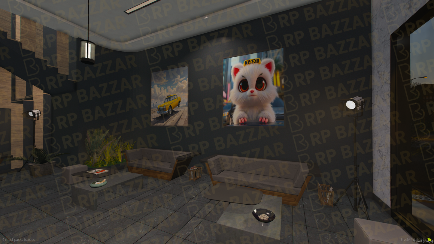 Downtown Taxi Depot FiveM MLO — GTA RP Interior — ESX QB QBOX — RPBazzar