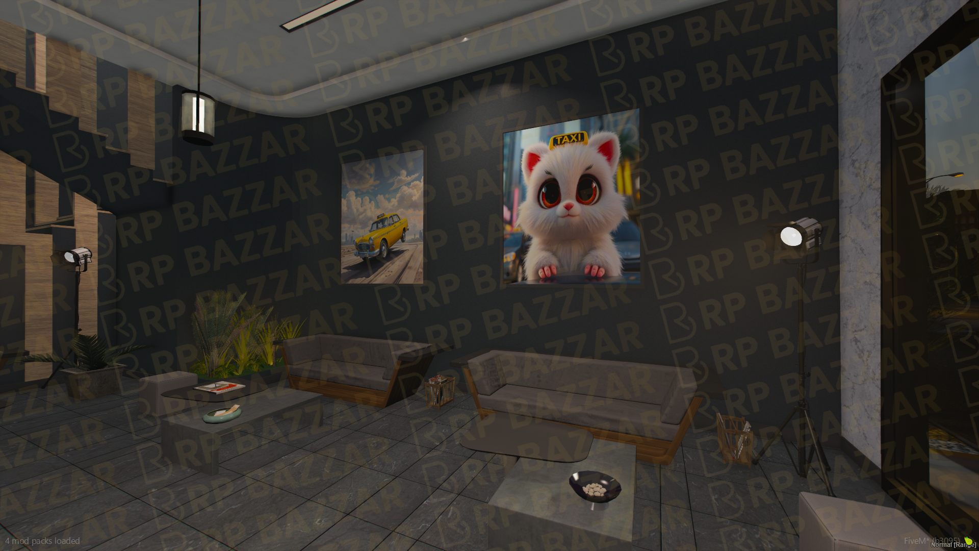 Downtown Taxi Depot FiveM MLO — GTA RP Interior — ESX QB QBOX — RPBazzar