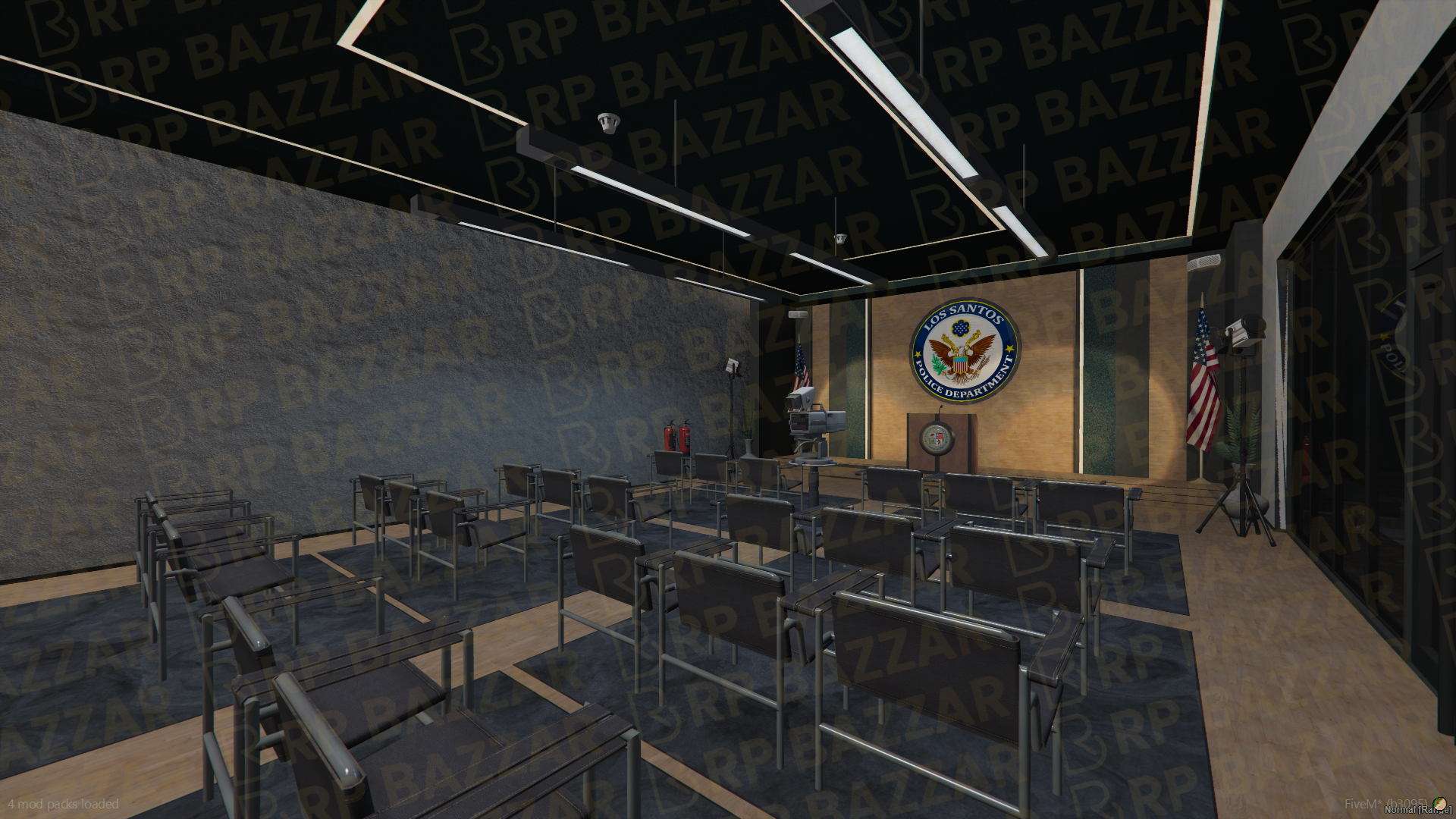 Federal Police Station FiveM MLO — GTA RP Interior — ESX QB QBOX — RPBazzar