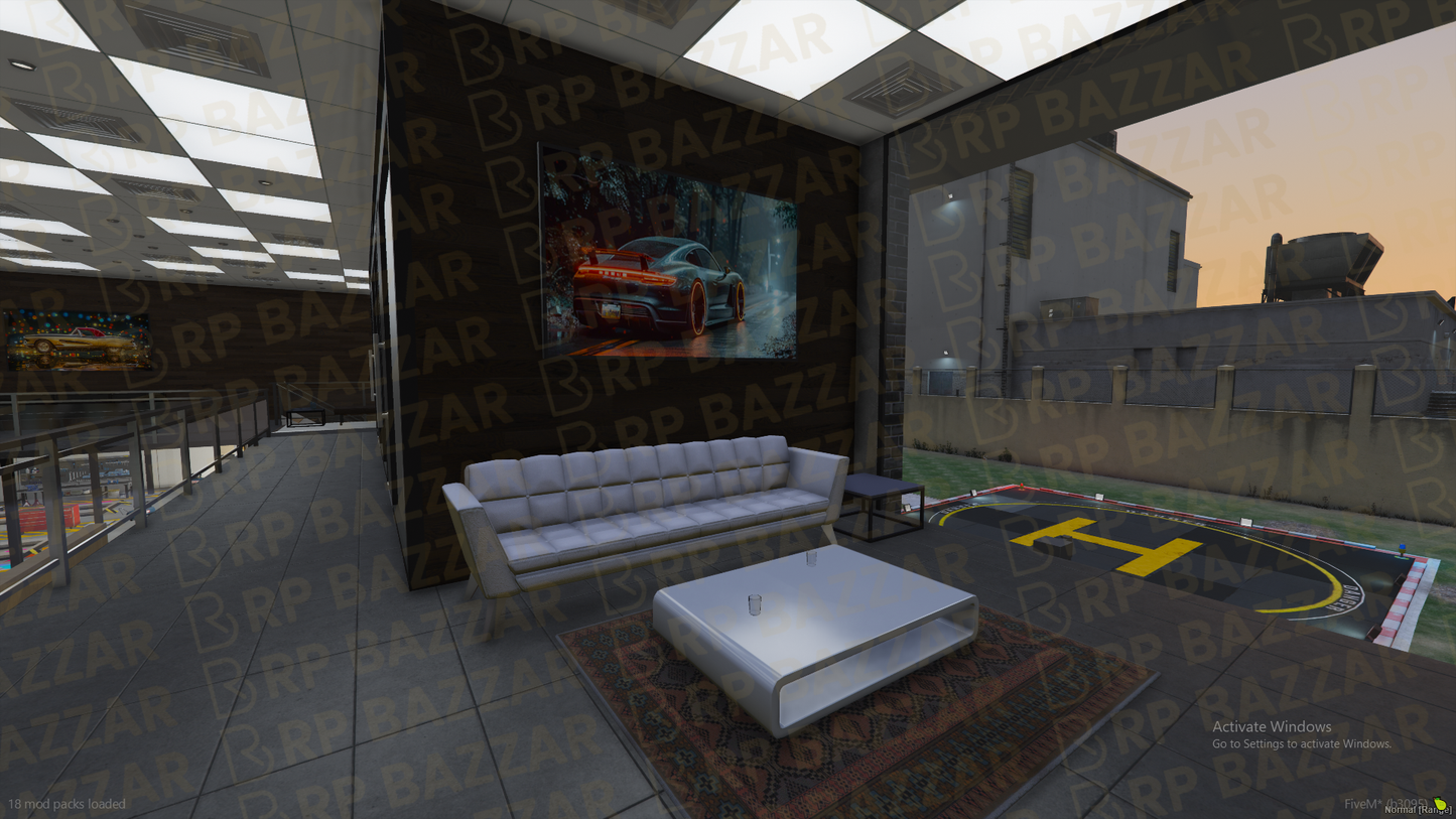 Hidden Mechanic Shop FiveM MLO — GTA RP Interior — ESX QB QBOX — RPBazzar