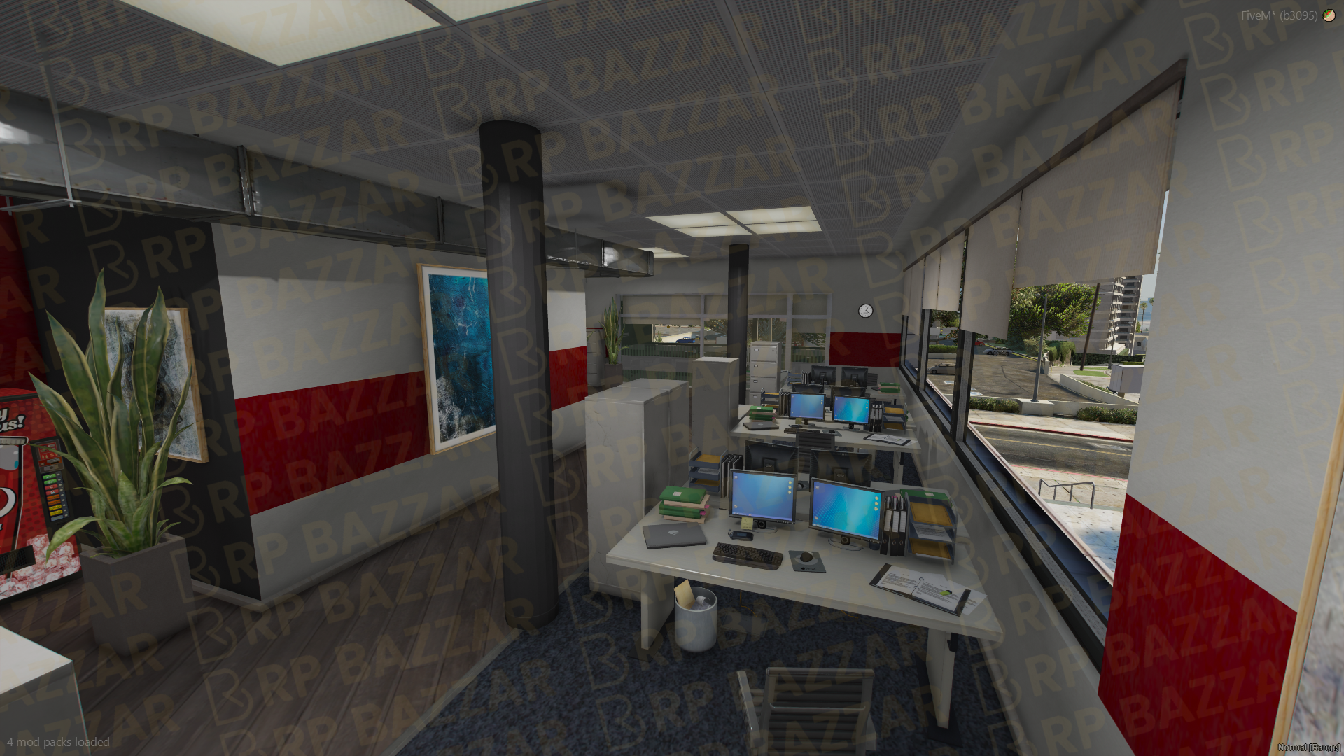 Downtown Weazel News FiveM MLO — GTA RP Interior — ESX QB QBOX — RPBazzar