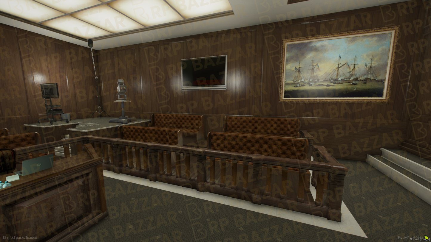 Modern City Hall FiveM MLO — GTA RP Interior — ESX QB QBOX — RPBazzar
