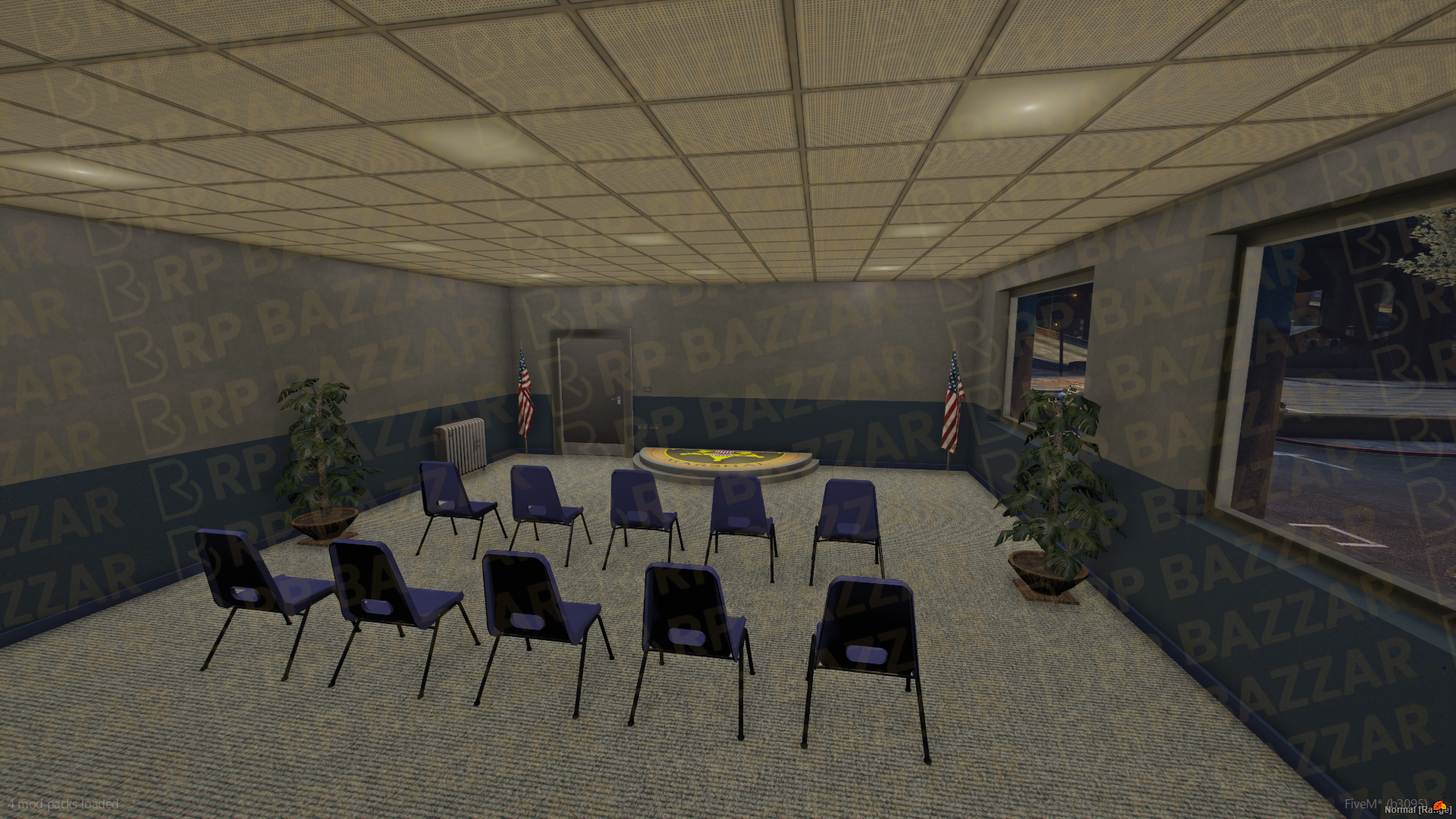 Fortified Police Station FiveM MLO — GTA RP Interior — ESX QB QBOX — RPBazzar