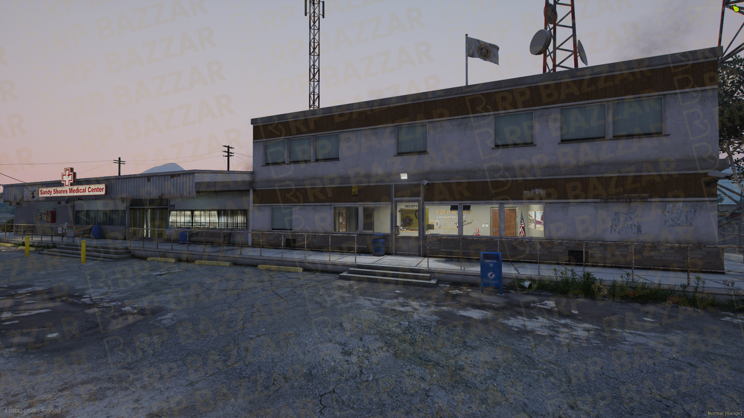 Metro Police Station FiveM MLO — GTA RP Interior — ESX QB QBOX — RPBazzar