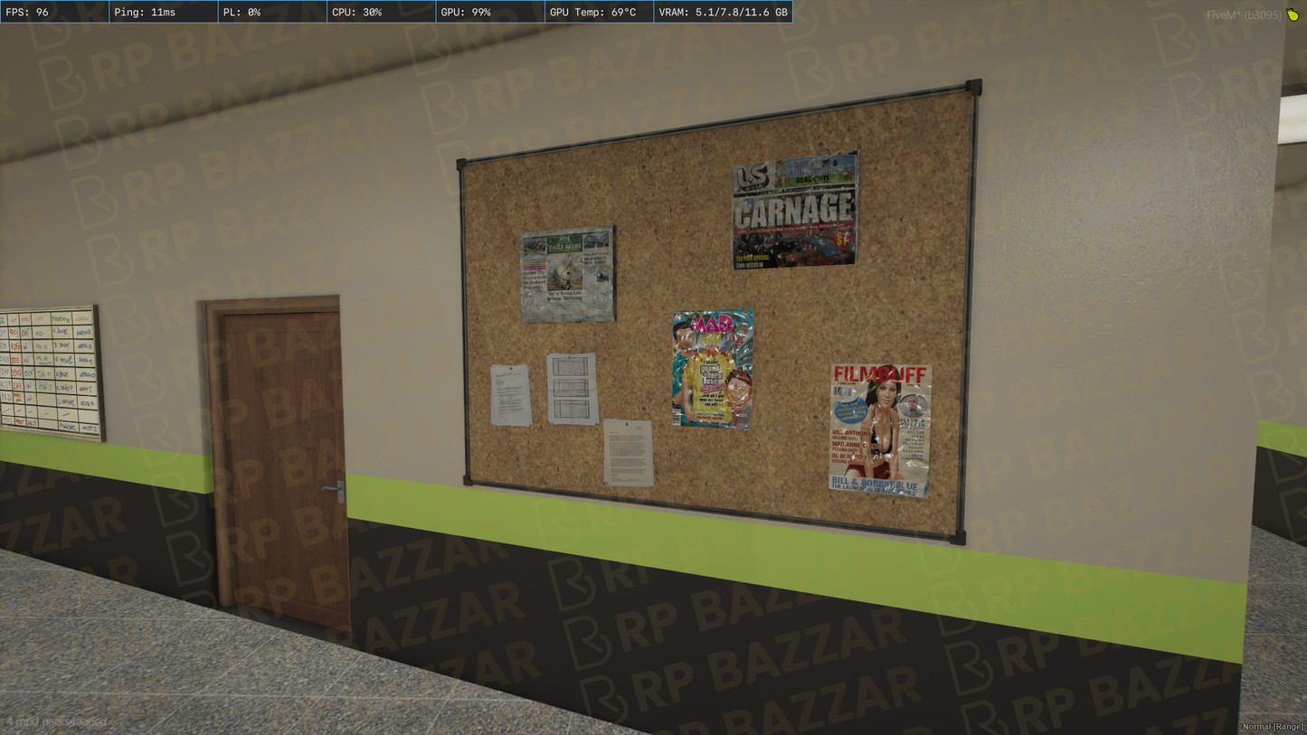 Penthouse Office FiveM MLO — GTA RP Interior — ESX QB QBOX — RPBazzar