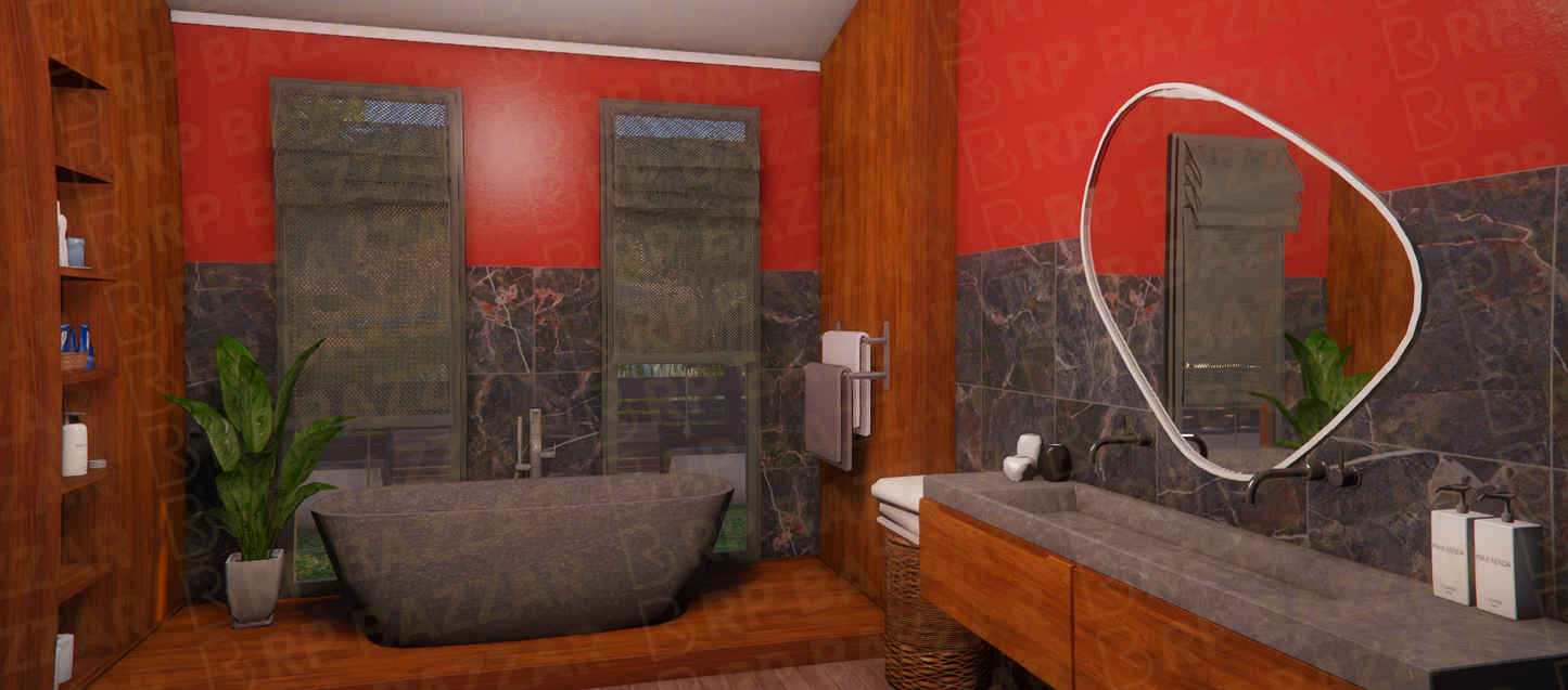 Tropical House FiveM MLO — GTA RP Interior — ESX QB QBOX — RPBazzar