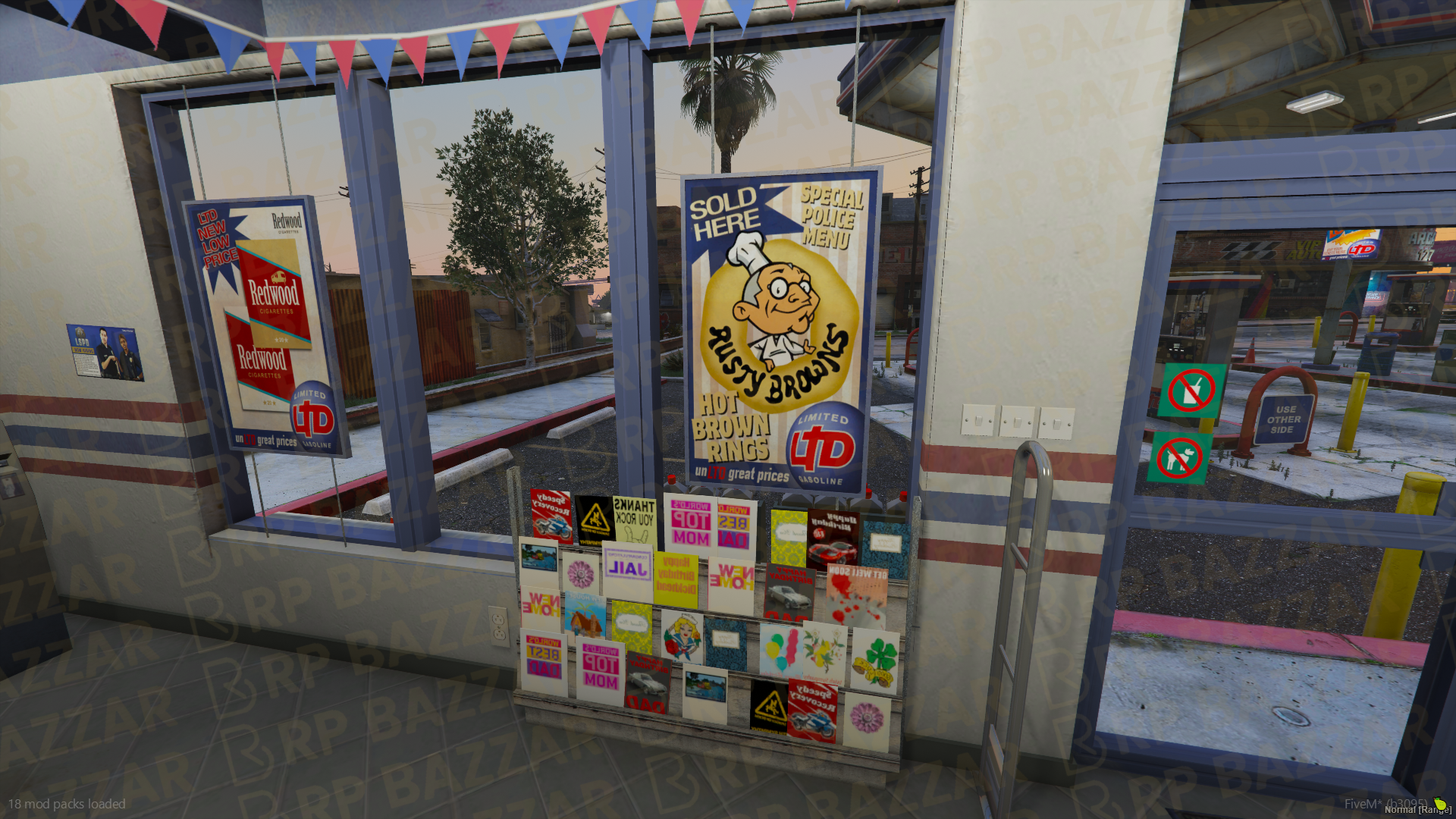 Highway Gas Station FiveM MLO — GTA RP Interior — ESX QB QBOX — RPBazzar