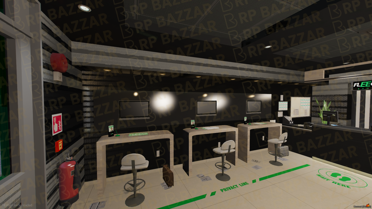 Federal Bank FiveM MLO — GTA RP Interior — ESX QB QBOX — RPBazzar
