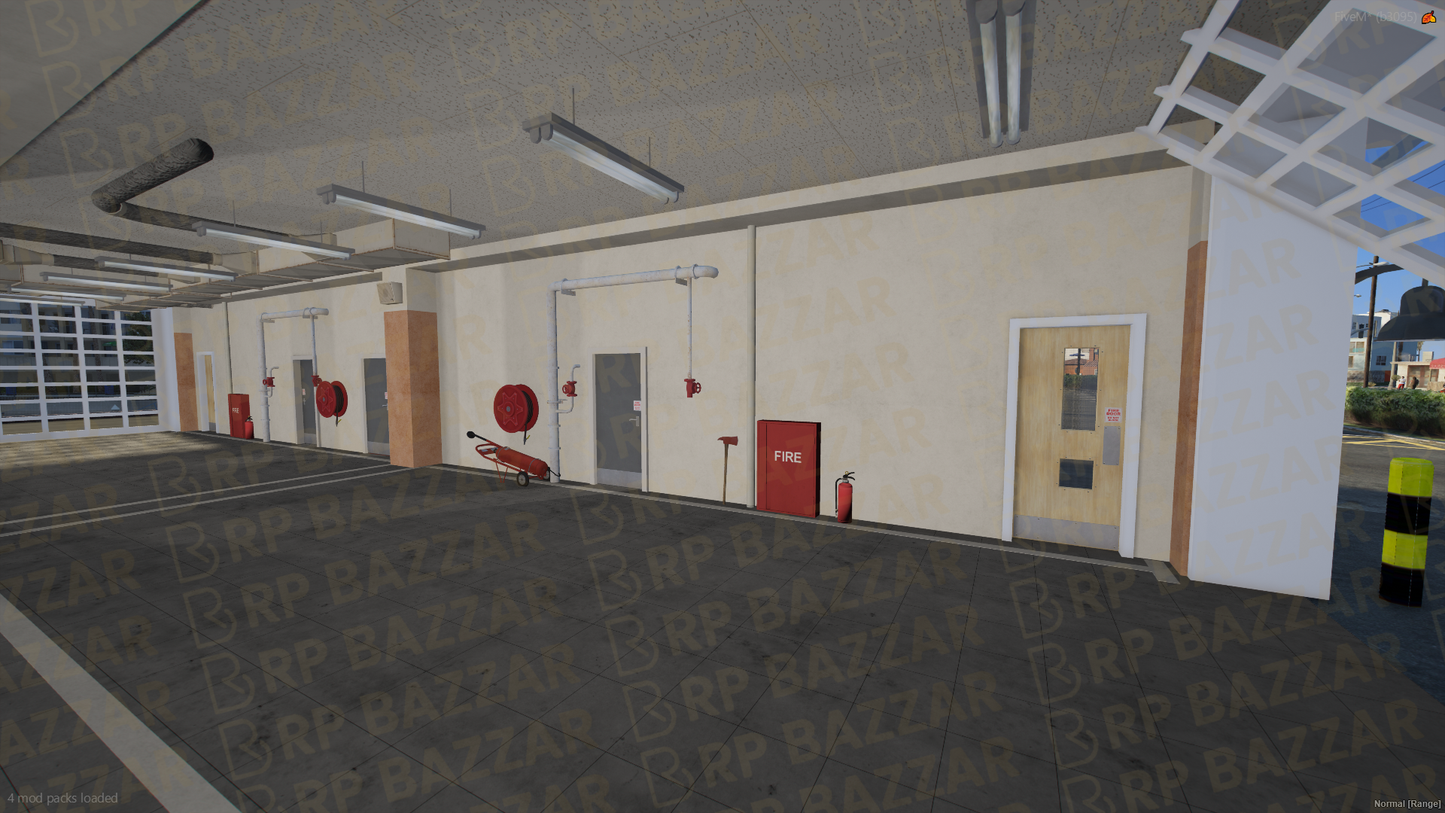 Midtown Fire Department FiveM MLO — GTA RP Interior — ESX QB QBOX — RPBazzar