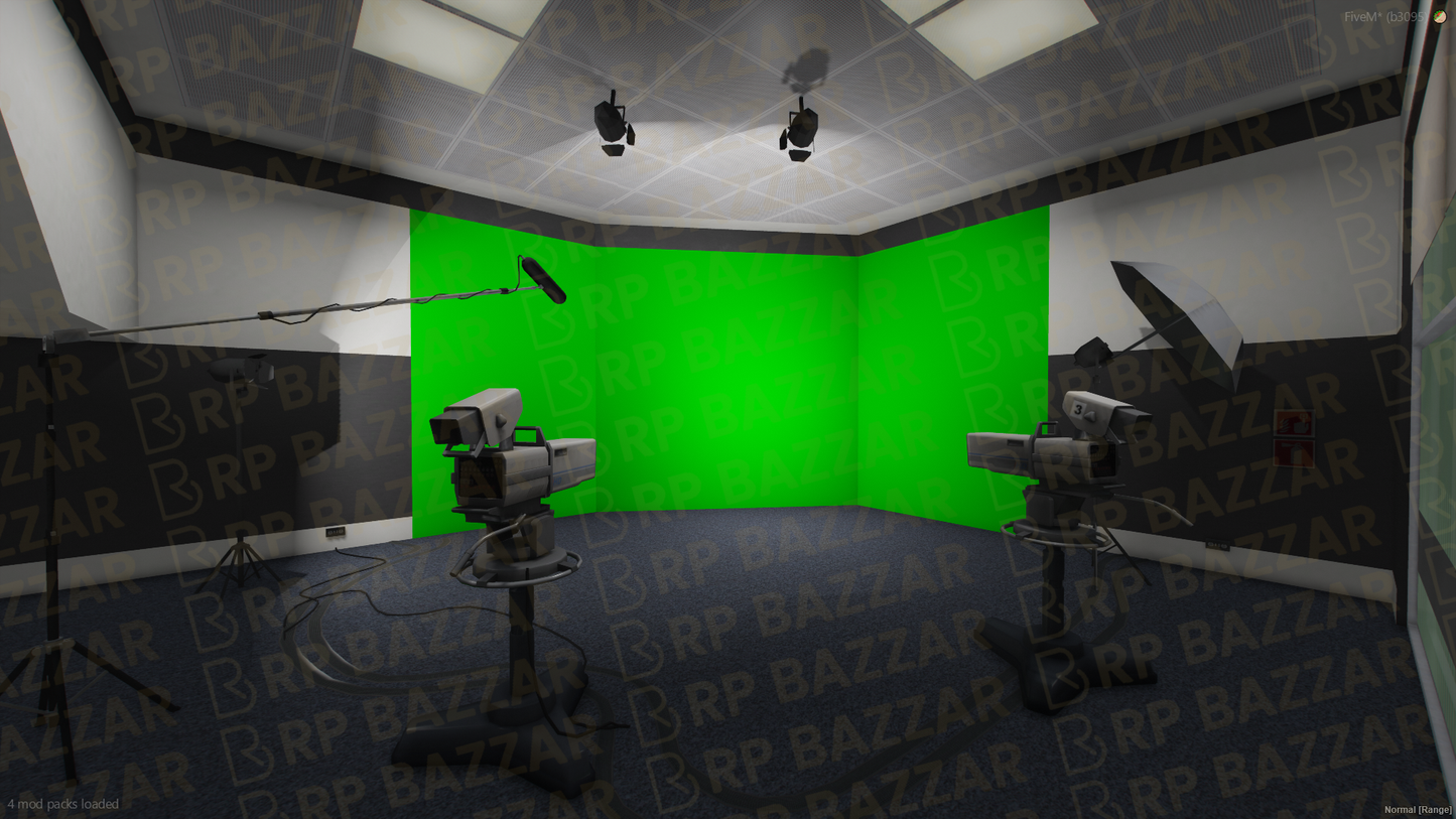 Downtown Weazel News FiveM MLO — GTA RP Interior — ESX QB QBOX — RPBazzar