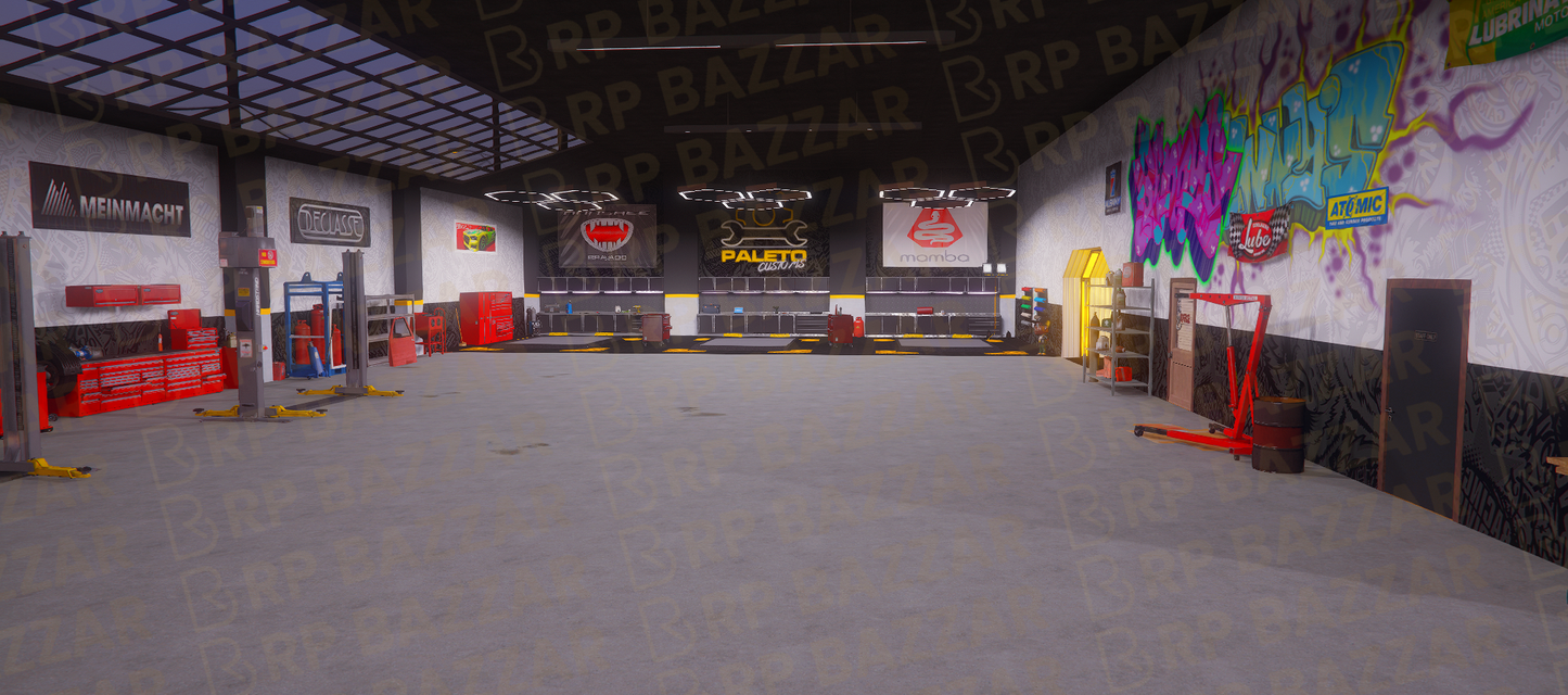 Artisan Mechanic Shop FiveM MLO — GTA RP Interior — ESX QB QBOX — RPBazzar