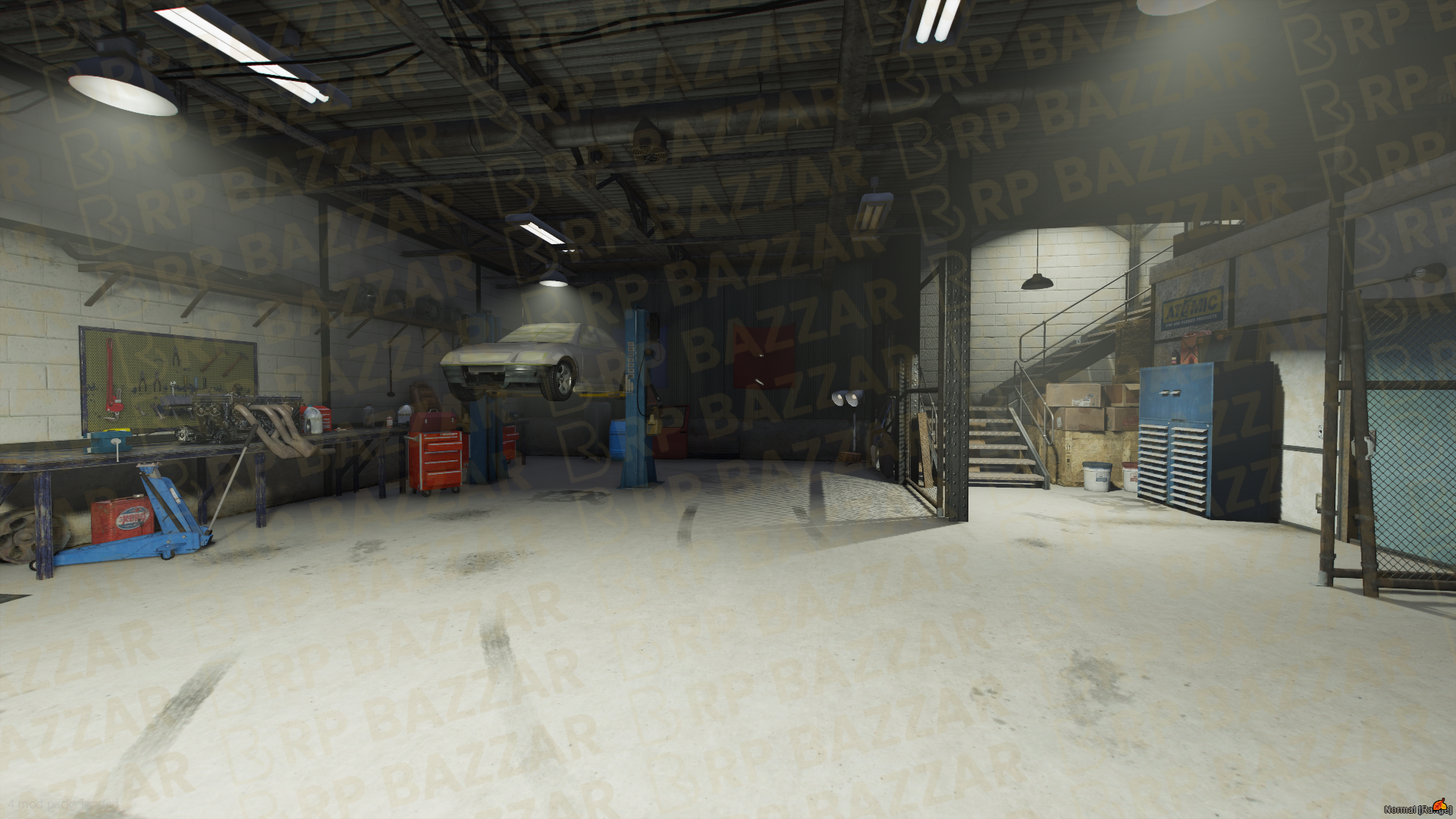 Classic Repair Station FiveM MLO — GTA RP Interior — ESX QB QBOX — RPBazzar