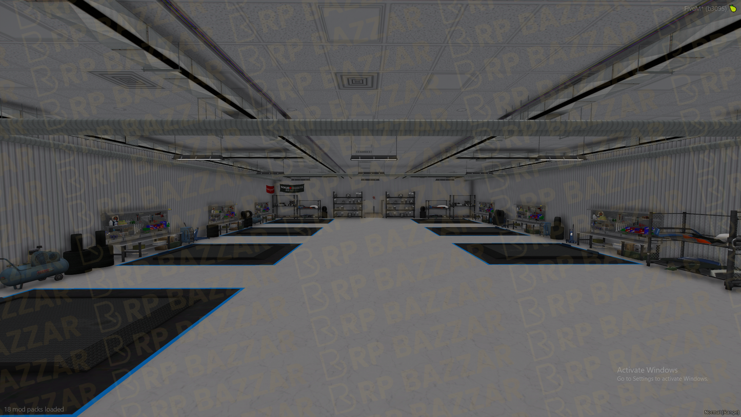 Rooftop Mechanic Shop FiveM MLO — GTA RP Interior — ESX QB QBOX — RPBazzar