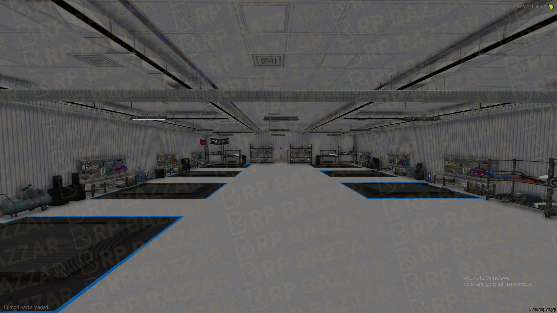 Rooftop Mechanic Shop FiveM MLO — GTA RP Interior — ESX QB QBOX — RPBazzar