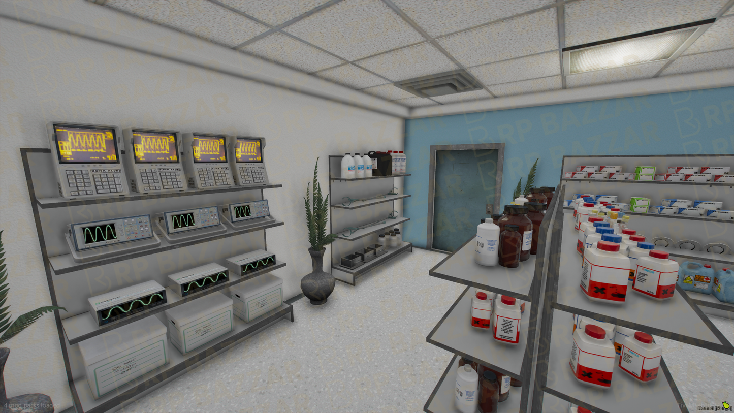 Clean Pharmacy FiveM MLO — GTA RP Interior — ESX QB QBOX — RPBazzar