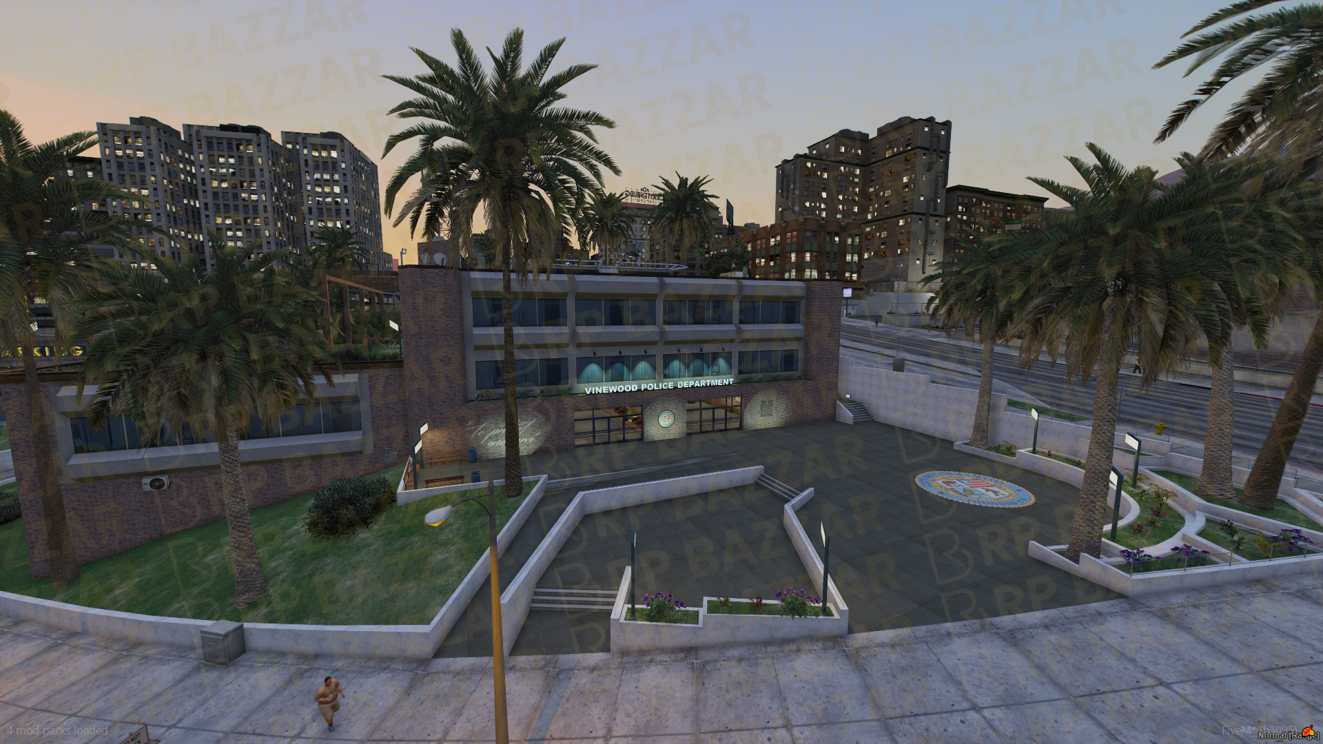 Metro Police Station FiveM MLO — GTA RP Interior — ESX QB QBOX — RPBazzar