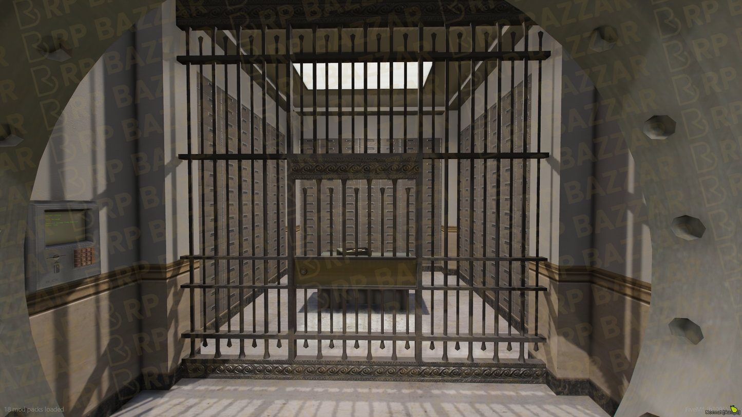 Secure Bank FiveM MLO — GTA RP Interior — ESX QB QBOX — RPBazzar