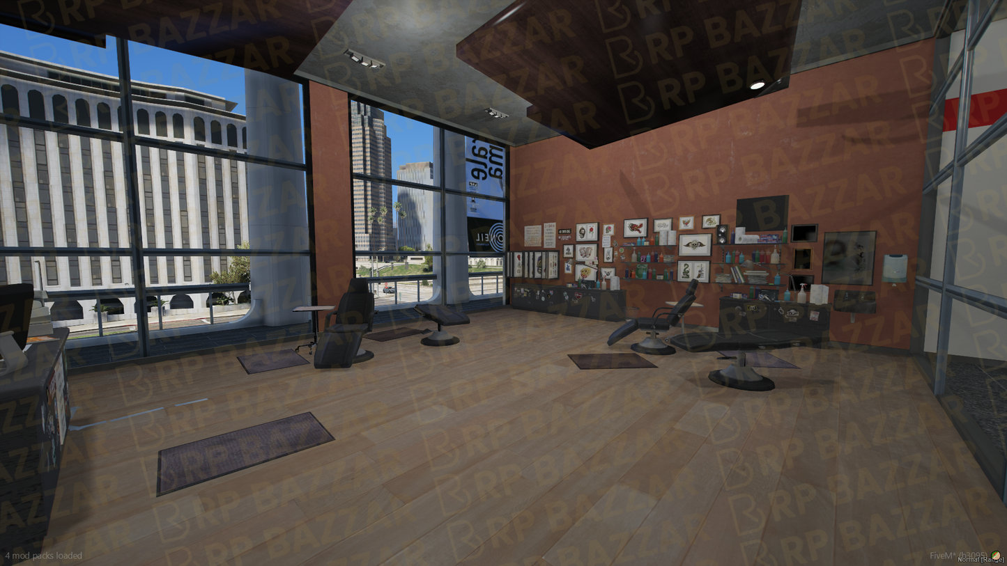 Modern Shopping Mall FiveM MLO — GTA RP Interior — ESX QB QBOX — RPBazzar