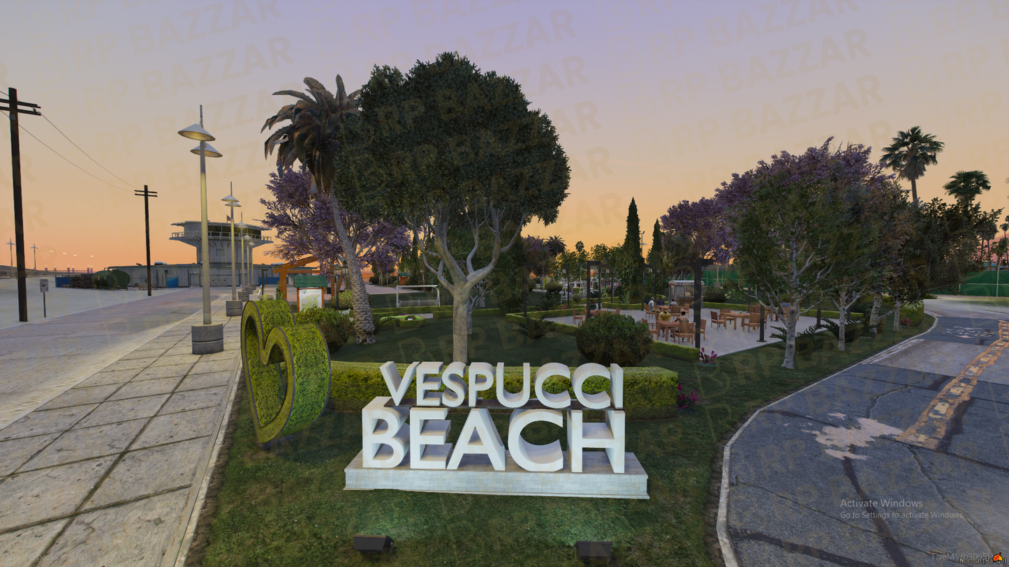 Vibrant Beach Sided Area FiveM MLO — GTA RP Interior — ESX QB QBOX — RPBazzar