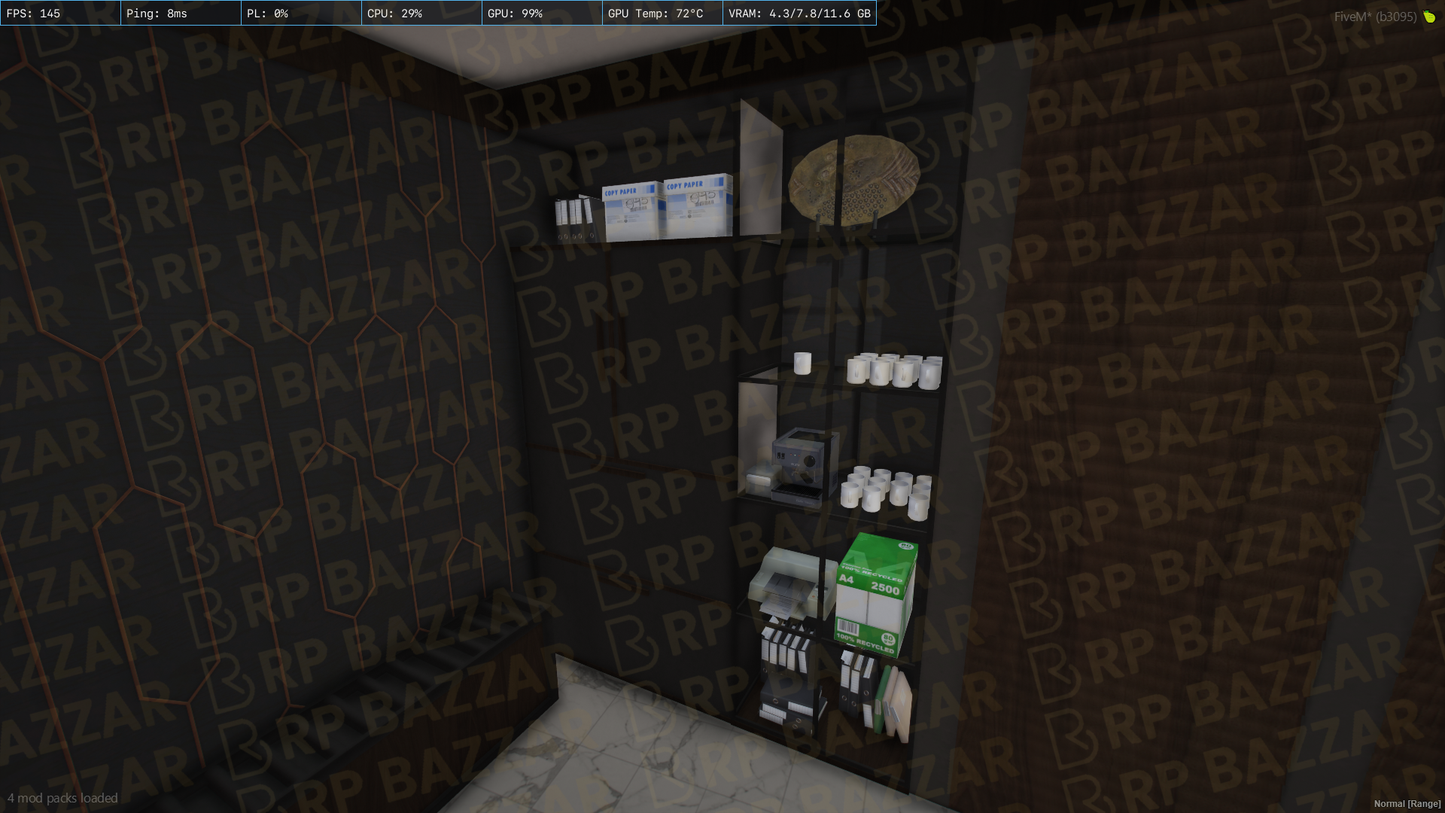 Modern Office FiveM MLO — GTA RP Interior — ESX QB QBOX — RPBazzar