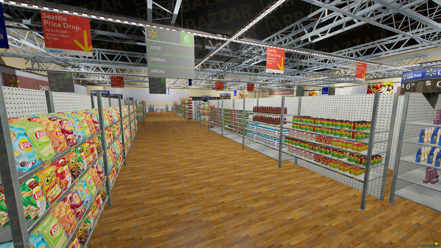 Premium Shopping Mall FiveM MLO — GTA RP Interior — ESX QB QBOX — RPBazzar